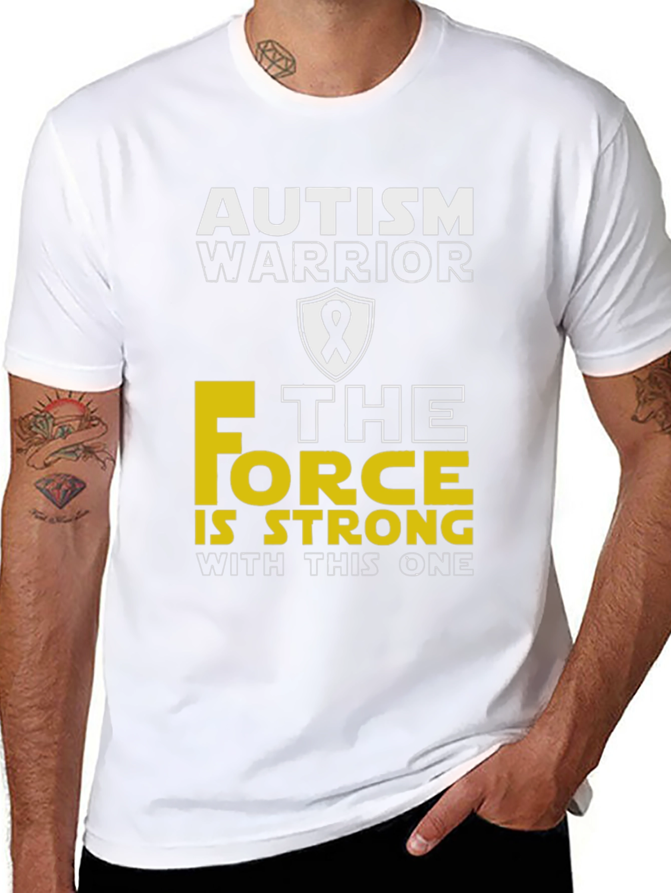 Autism Warrior Force is Strong T-Shirt