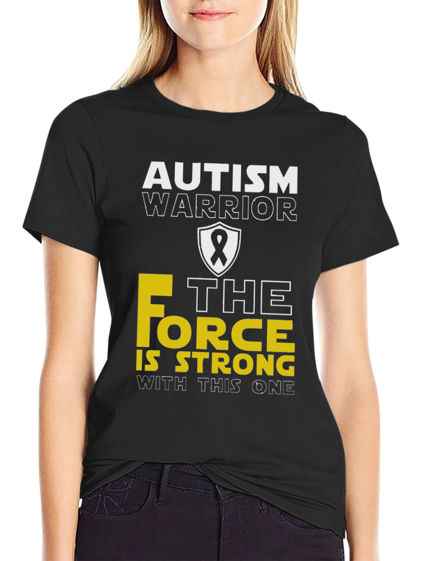 Autism Warrior Force is Strong T-Shirt