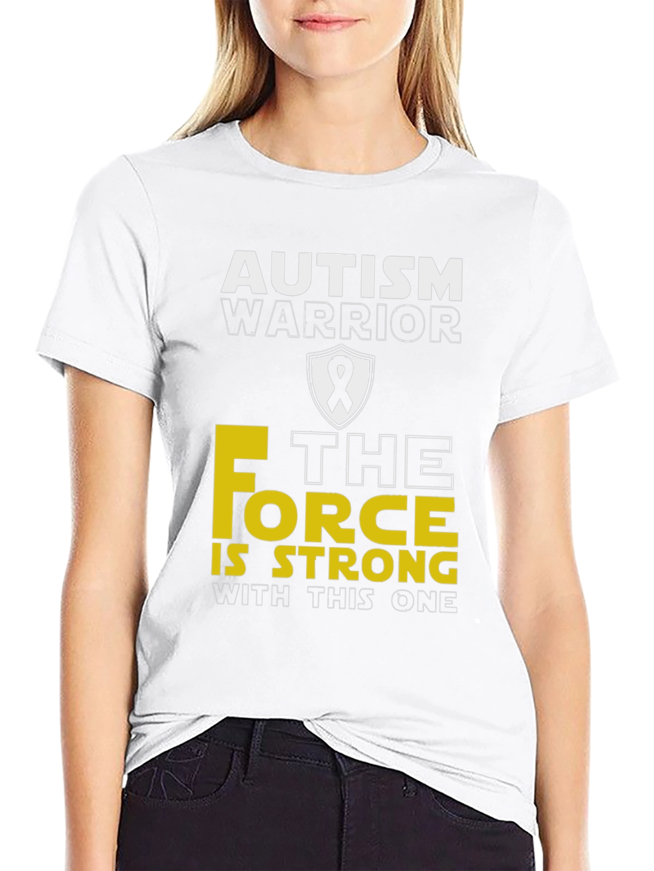 Autism Warrior Force is Strong T-Shirt