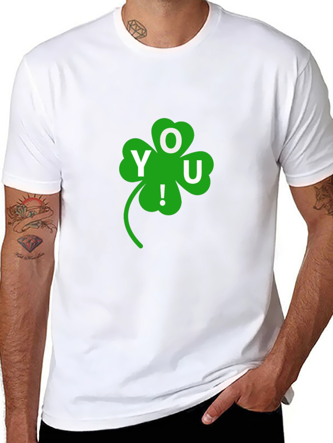 Lucky You Shamrock T-Shirt - Black Clover Tee