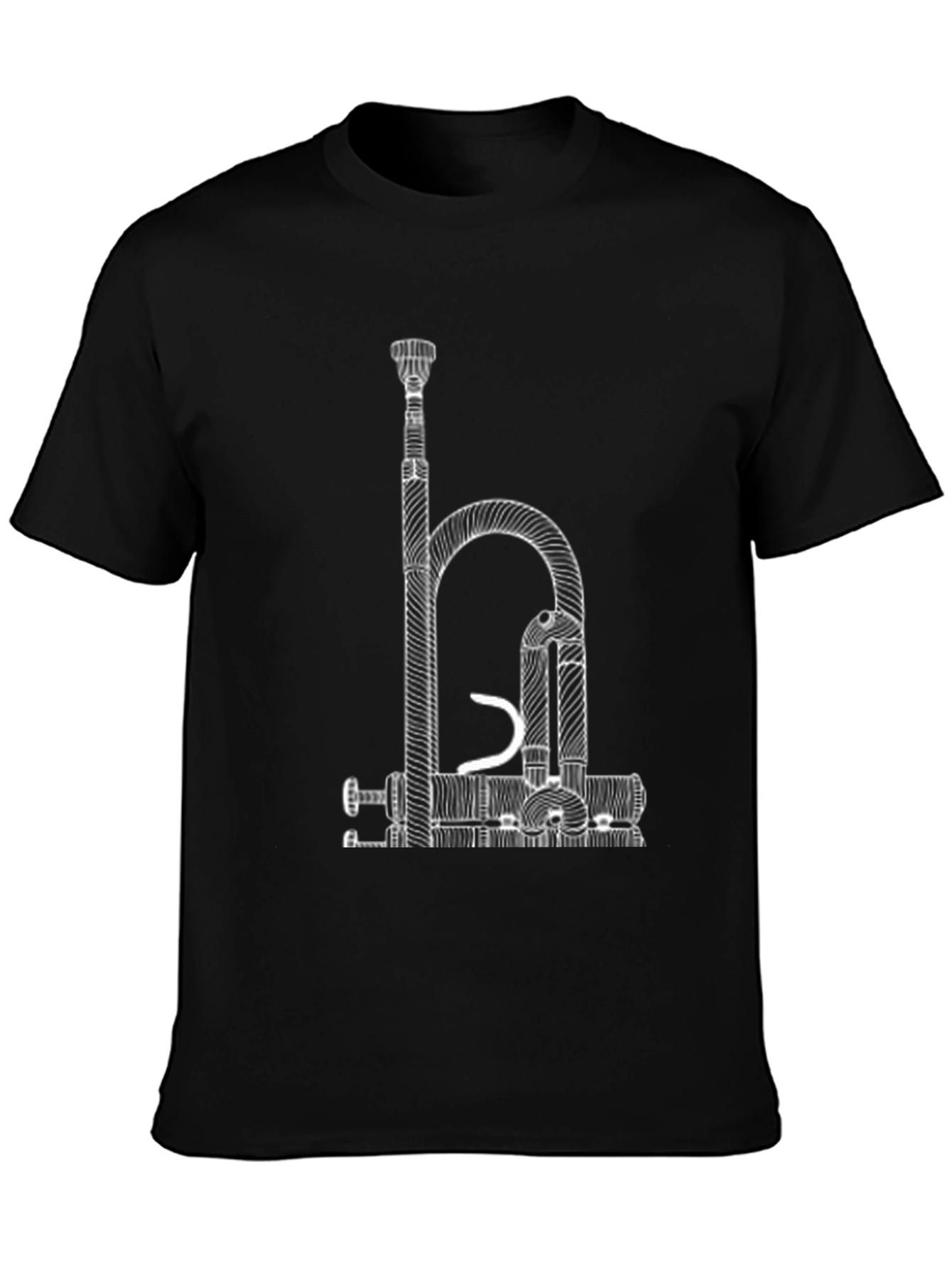 Trumpet Blueprint T-Shirt - Musicians Tee