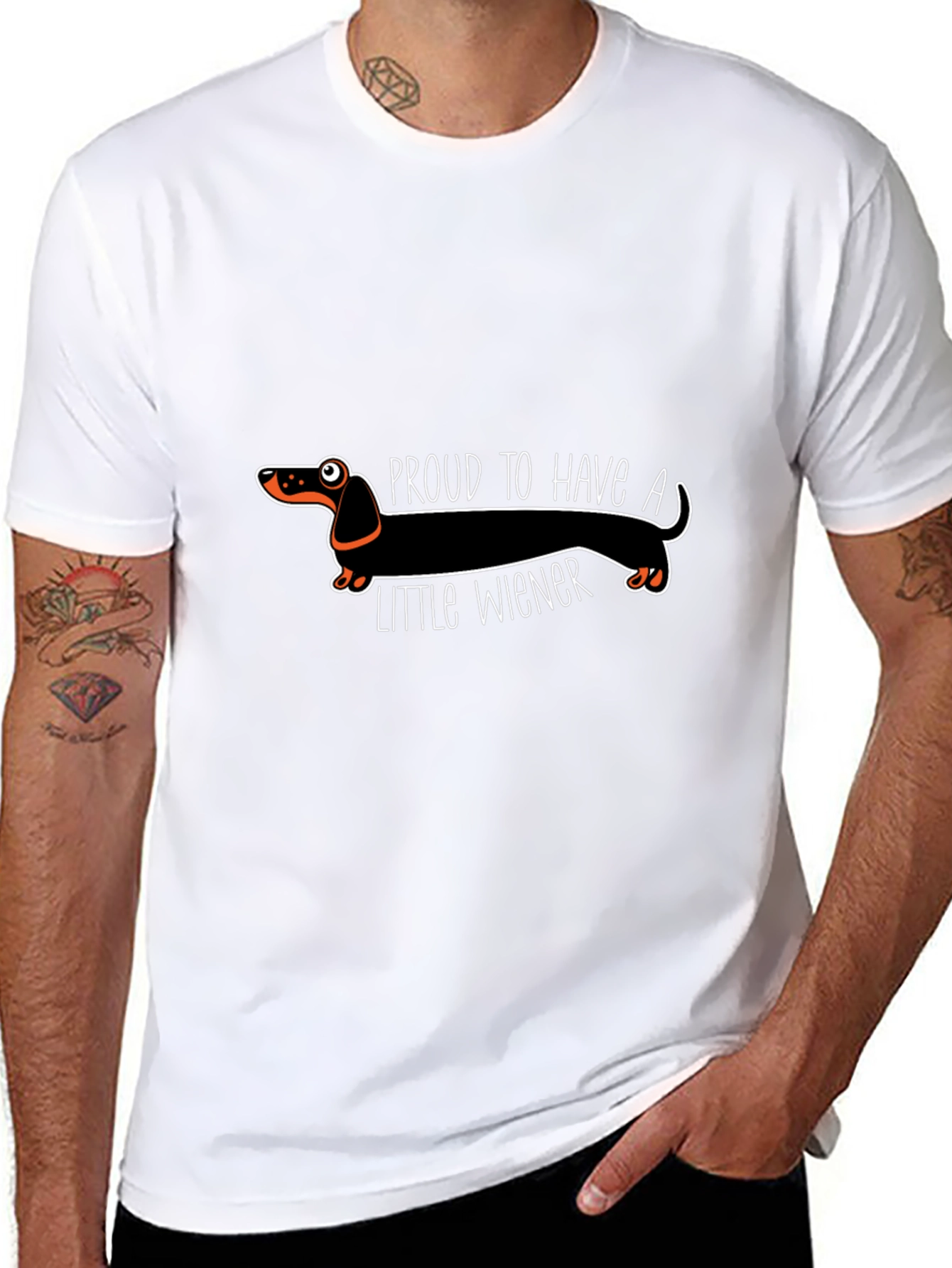 Proud To Have A Little Wiener Dachshund T-Shirt