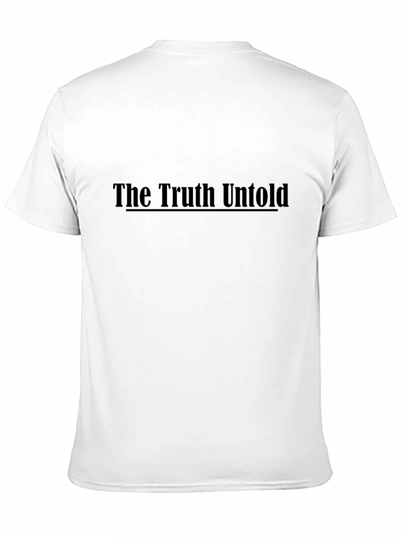 The Truth Untold Black Graphic Tee