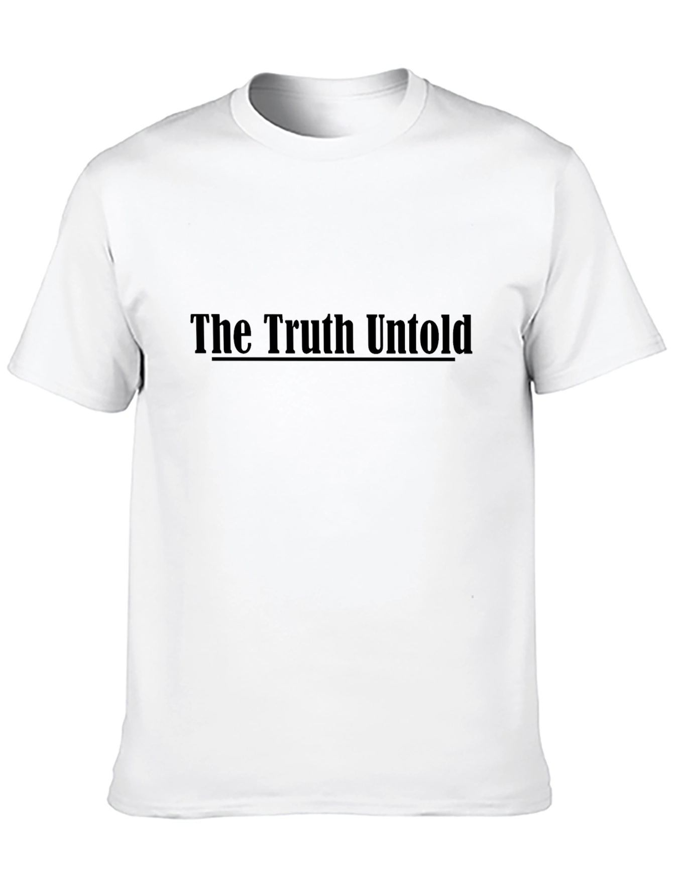 The Truth Untold Black Graphic Tee
