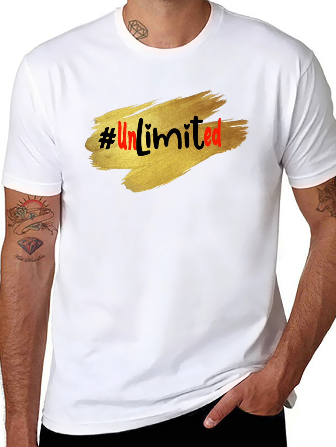 Unlimited Graphic Tee - Stylish Casual Comfort