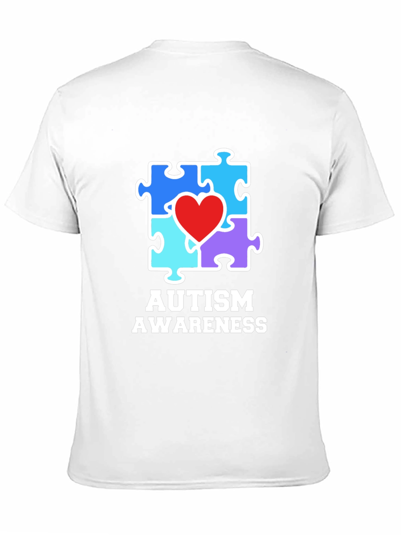 Autism Awareness Puzzle Piece Heart T-Shirt