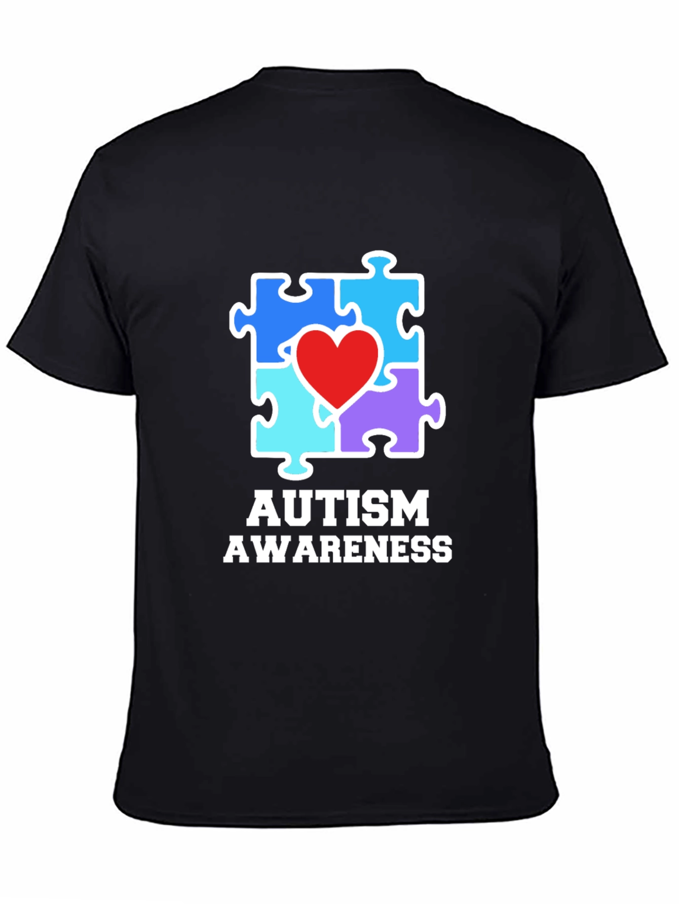 Autism Awareness Puzzle Piece Heart T-Shirt