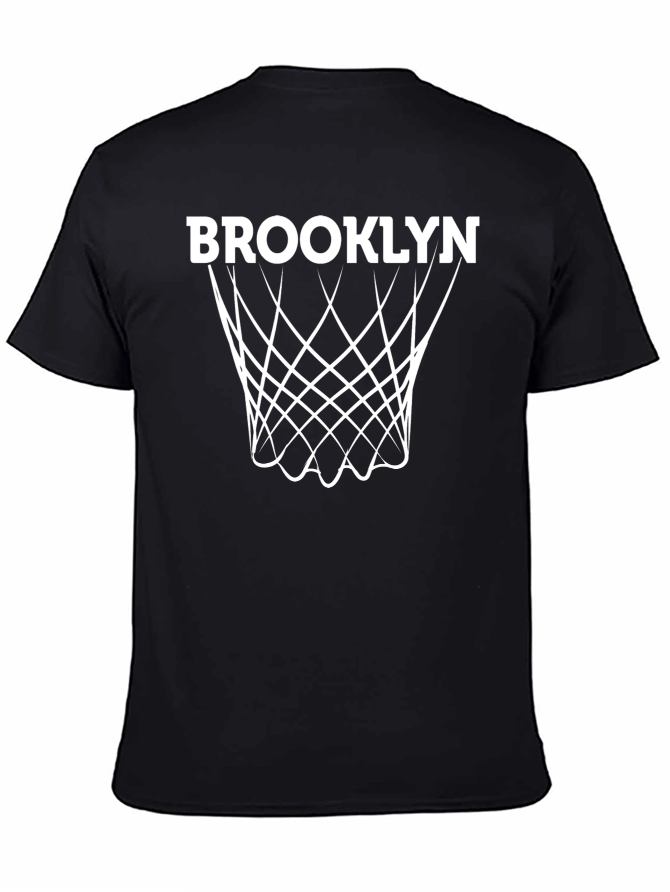 Brooklyn Basketball Hoop Graphic Tee - Black