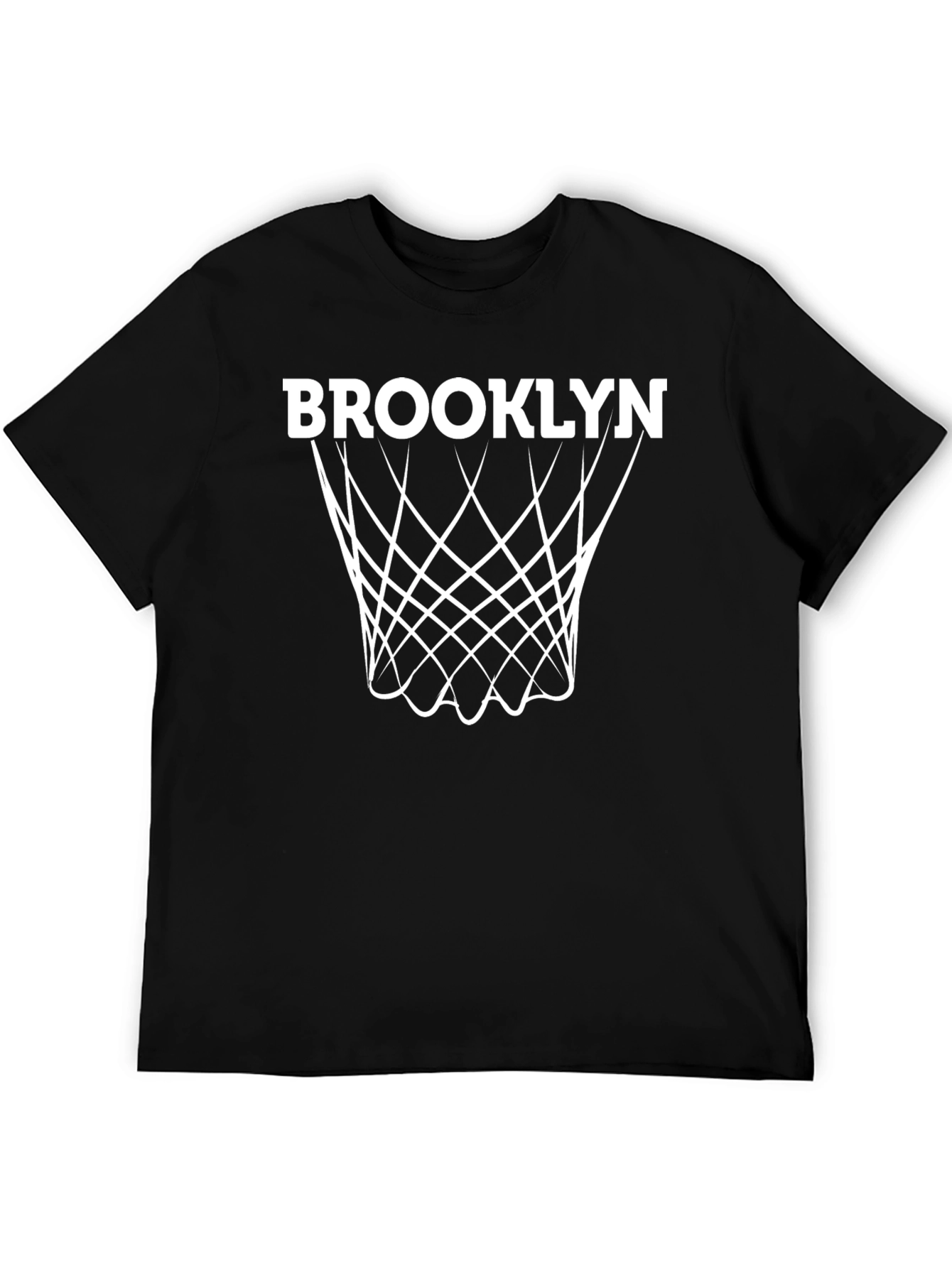 Brooklyn Basketball Hoop Graphic Tee - Black