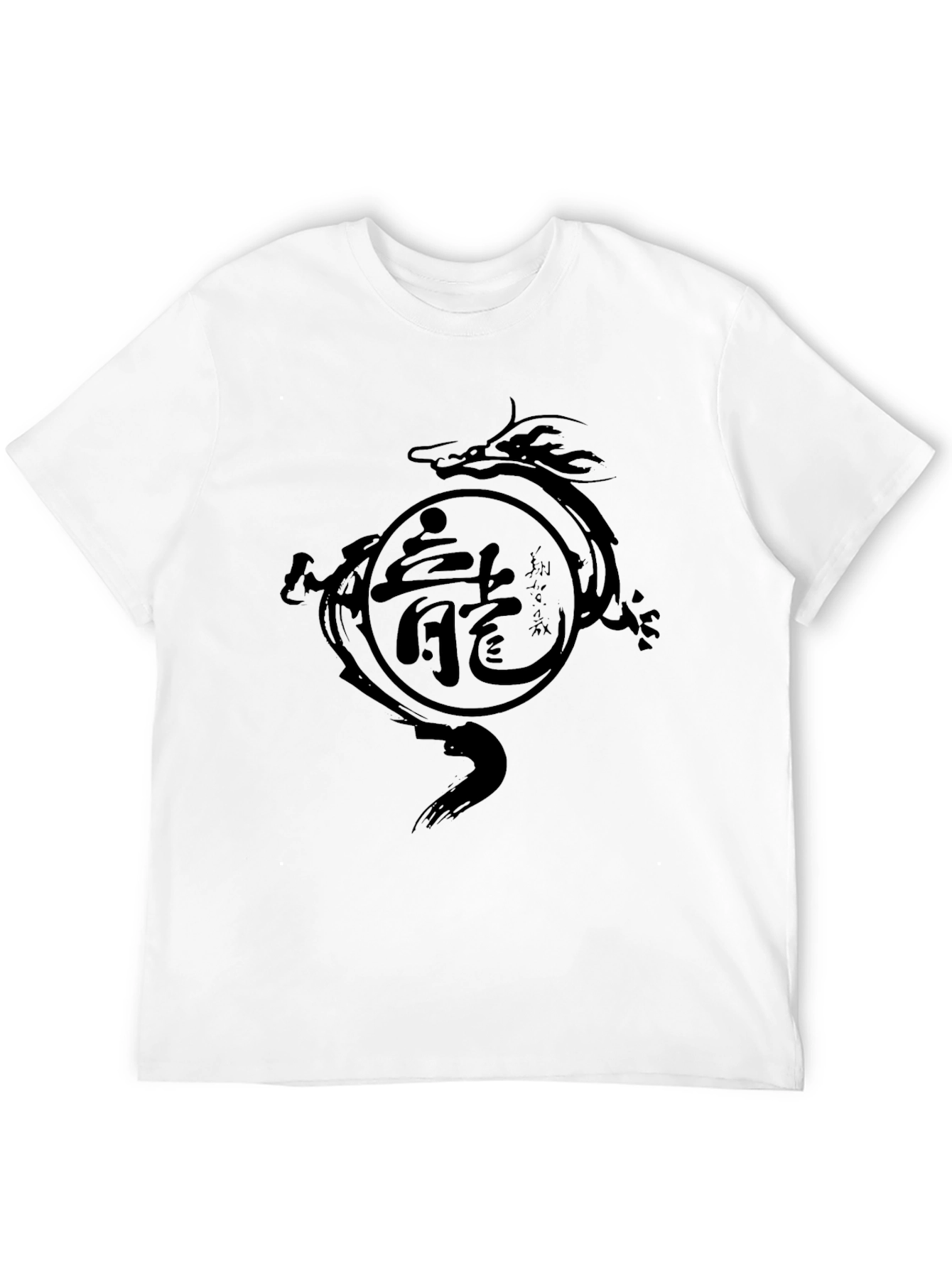 Dragon Graphic Tee - Stylish Crew Neck T-Shirt