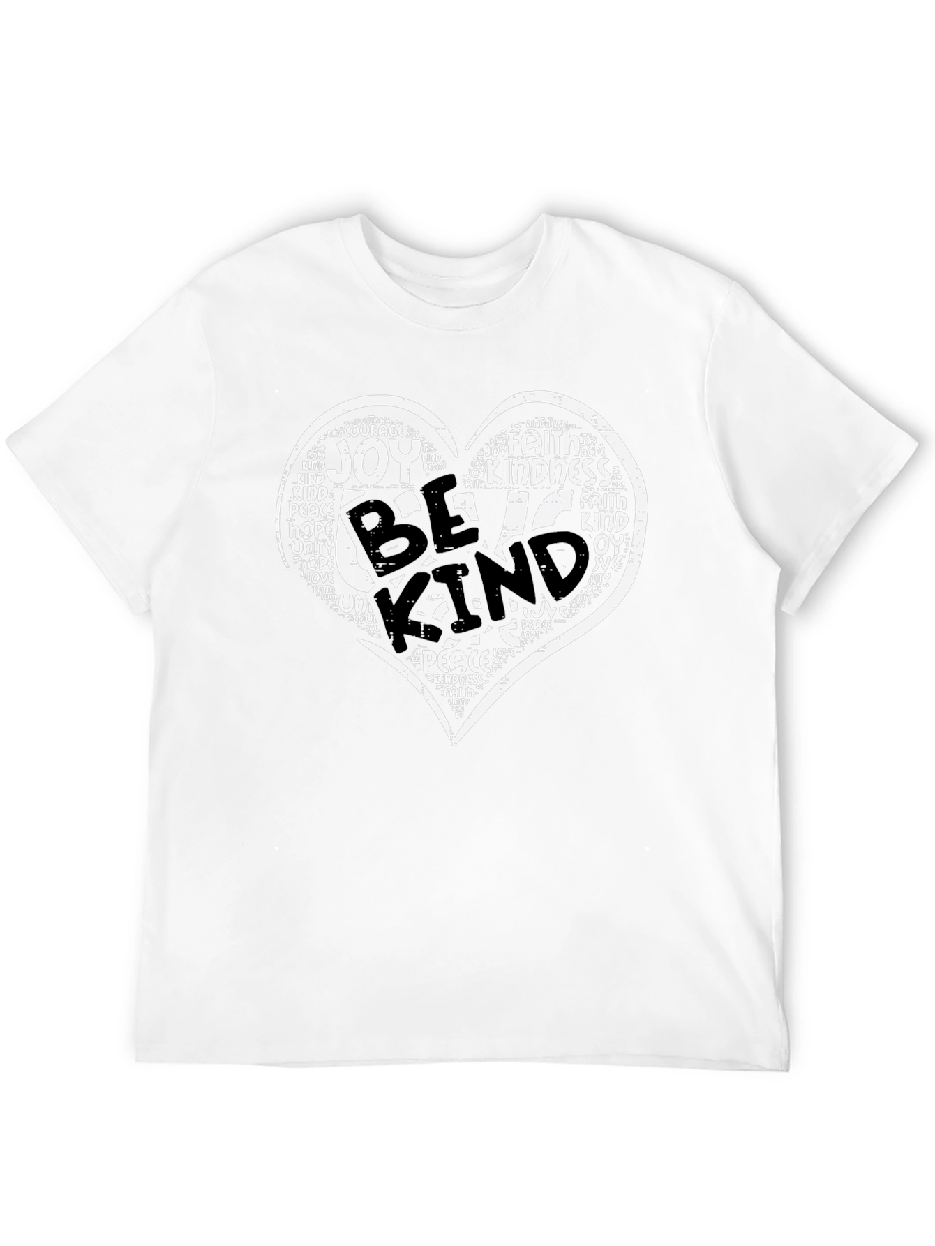Be Kind T-Shirt Inspirational Heart Graphic Tee