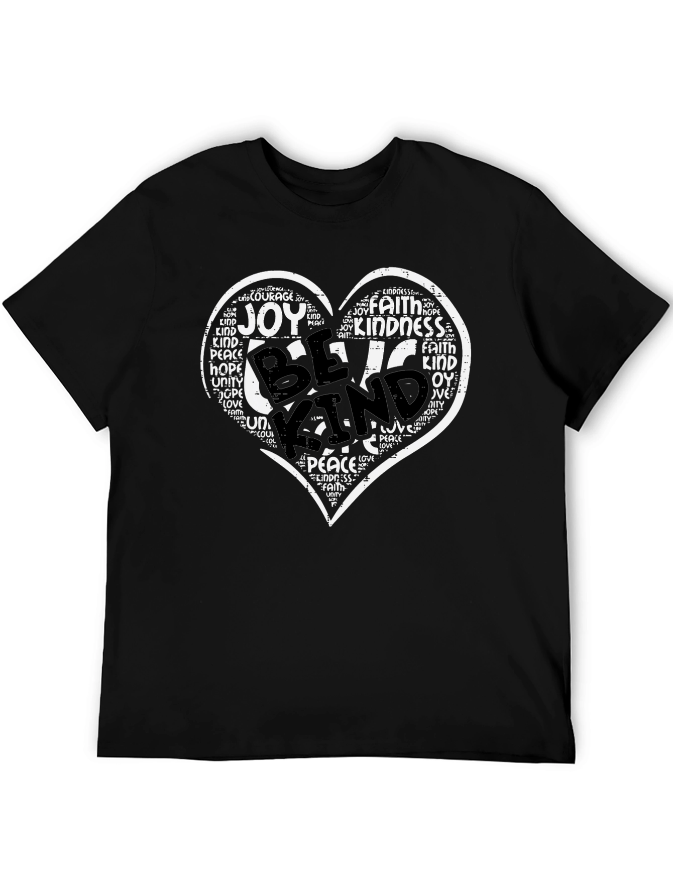 Be Kind T-Shirt Inspirational Heart Graphic Tee