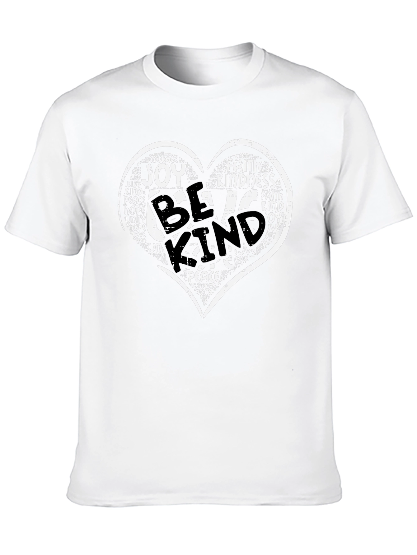 Be Kind T-Shirt Inspirational Heart Graphic Tee