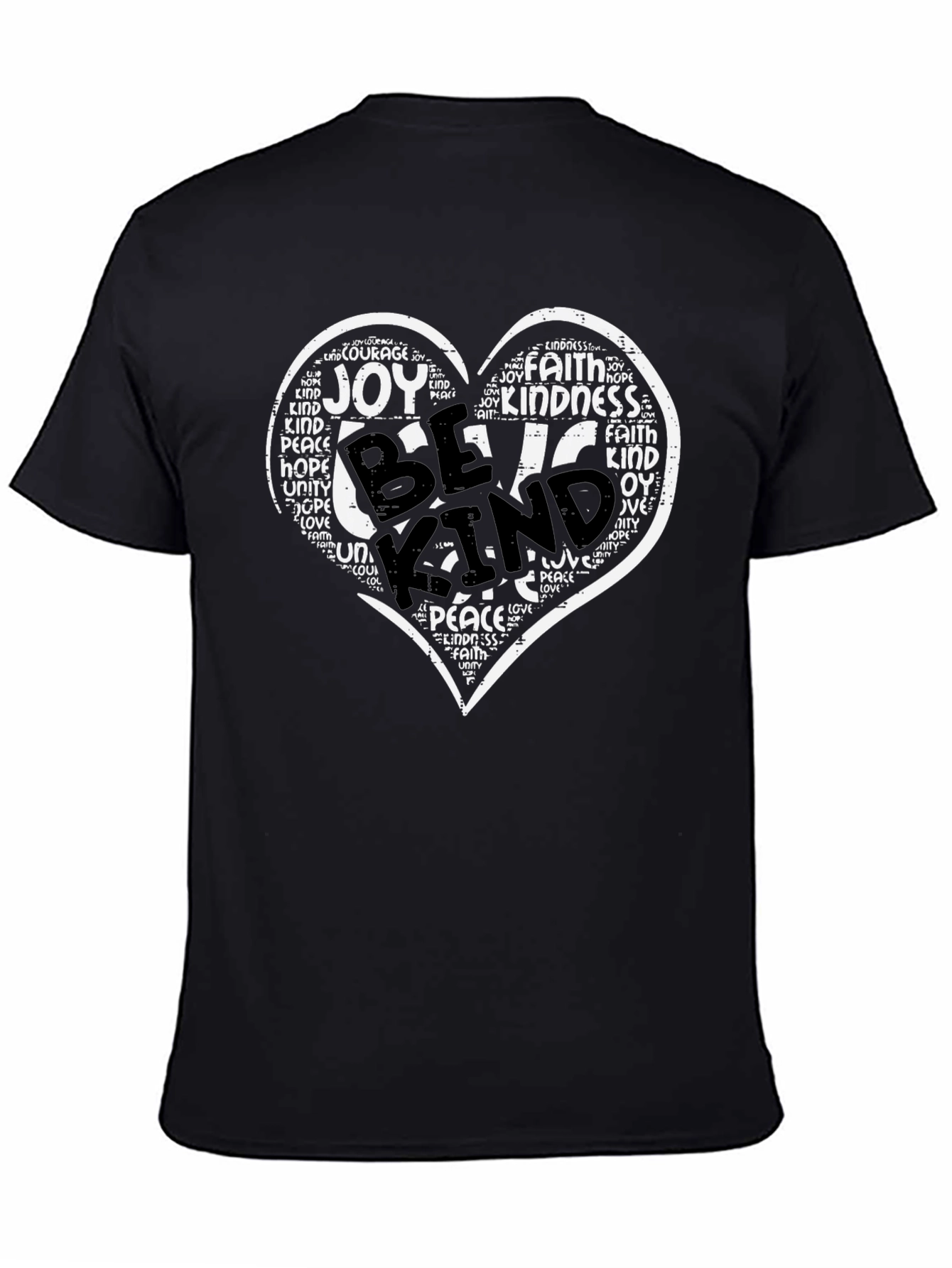 Be Kind T-Shirt Inspirational Heart Graphic Tee