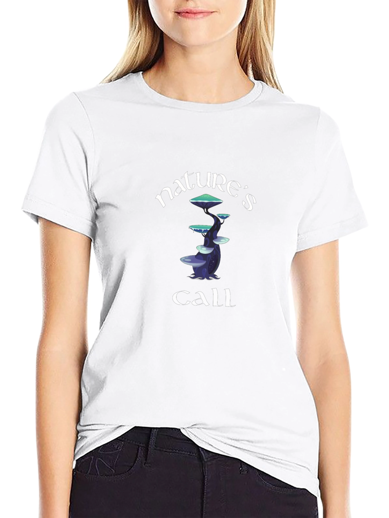 Natures Call Graphic Print T-Shirt