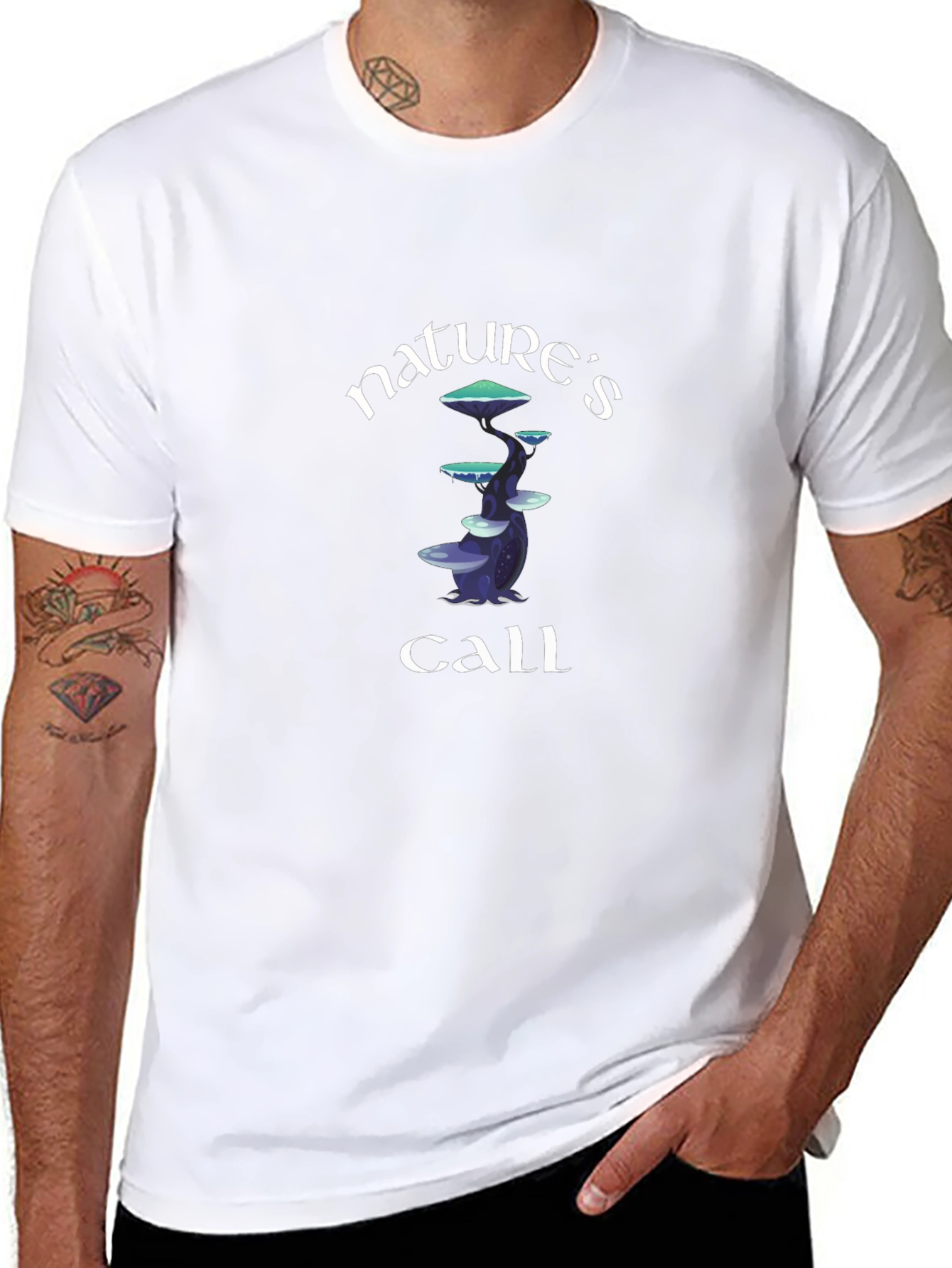Natures Call Graphic Print T-Shirt