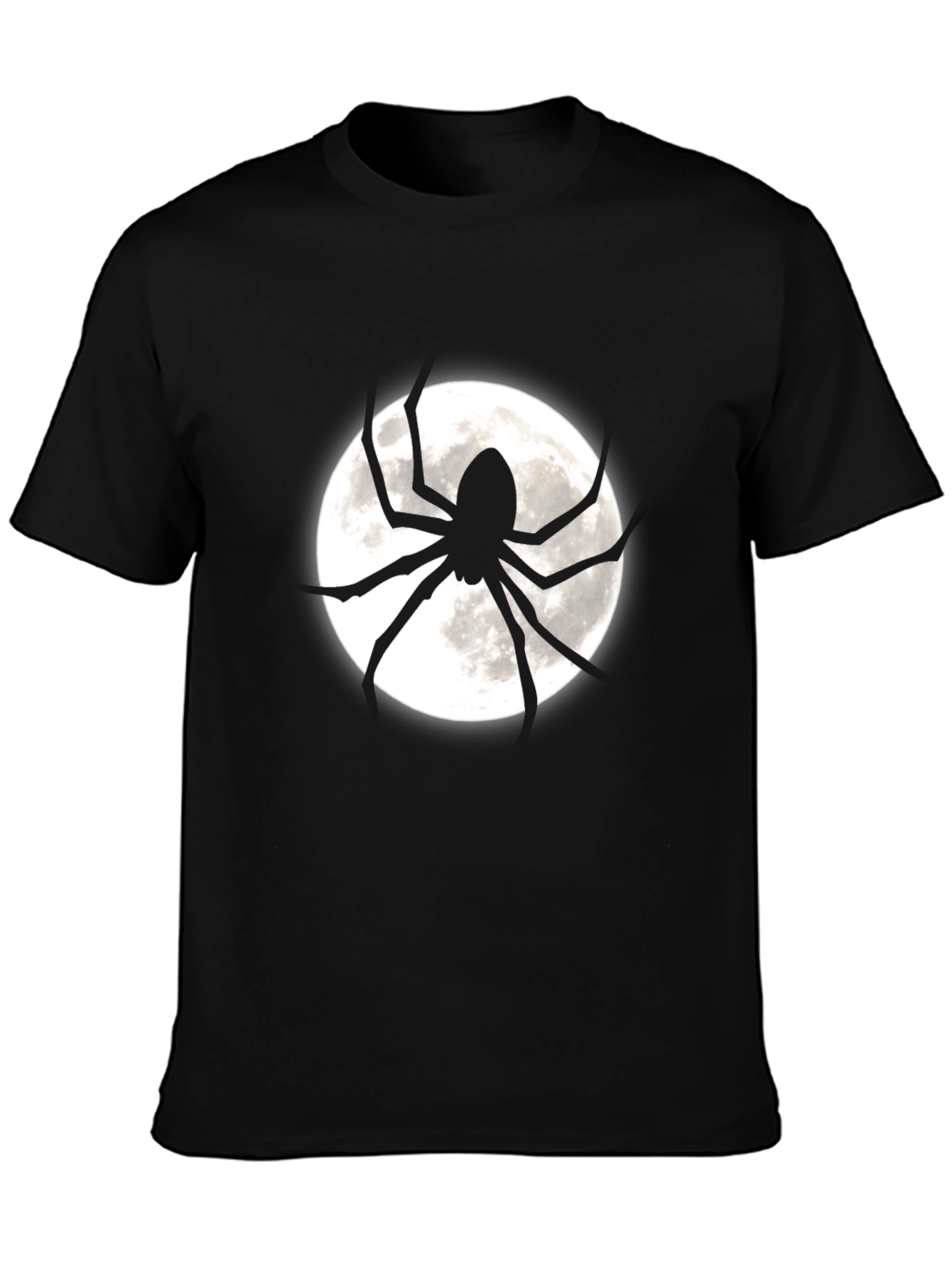 Spider Moon Graphic Tee - Halloween