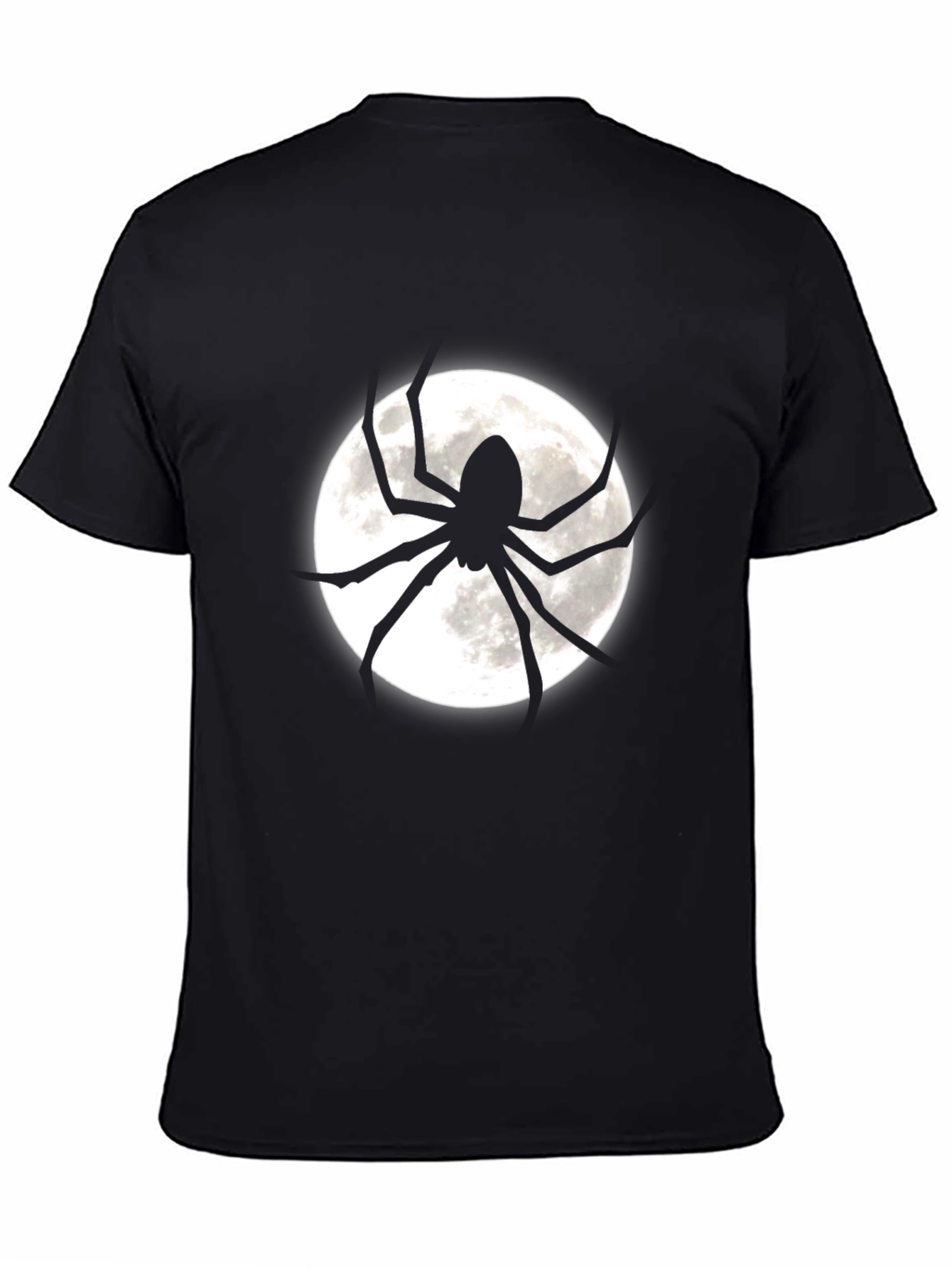 Spider Moon Graphic Tee - Halloween