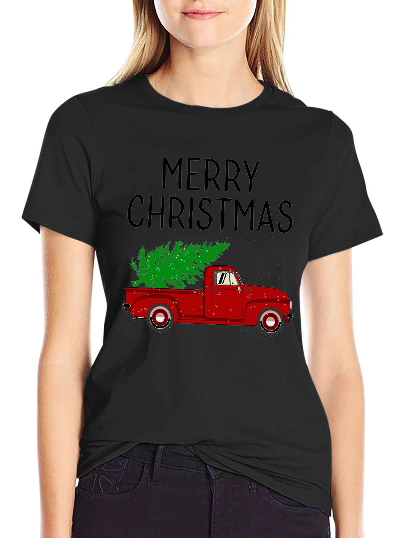 Merry Christmas Truck T-Shirt