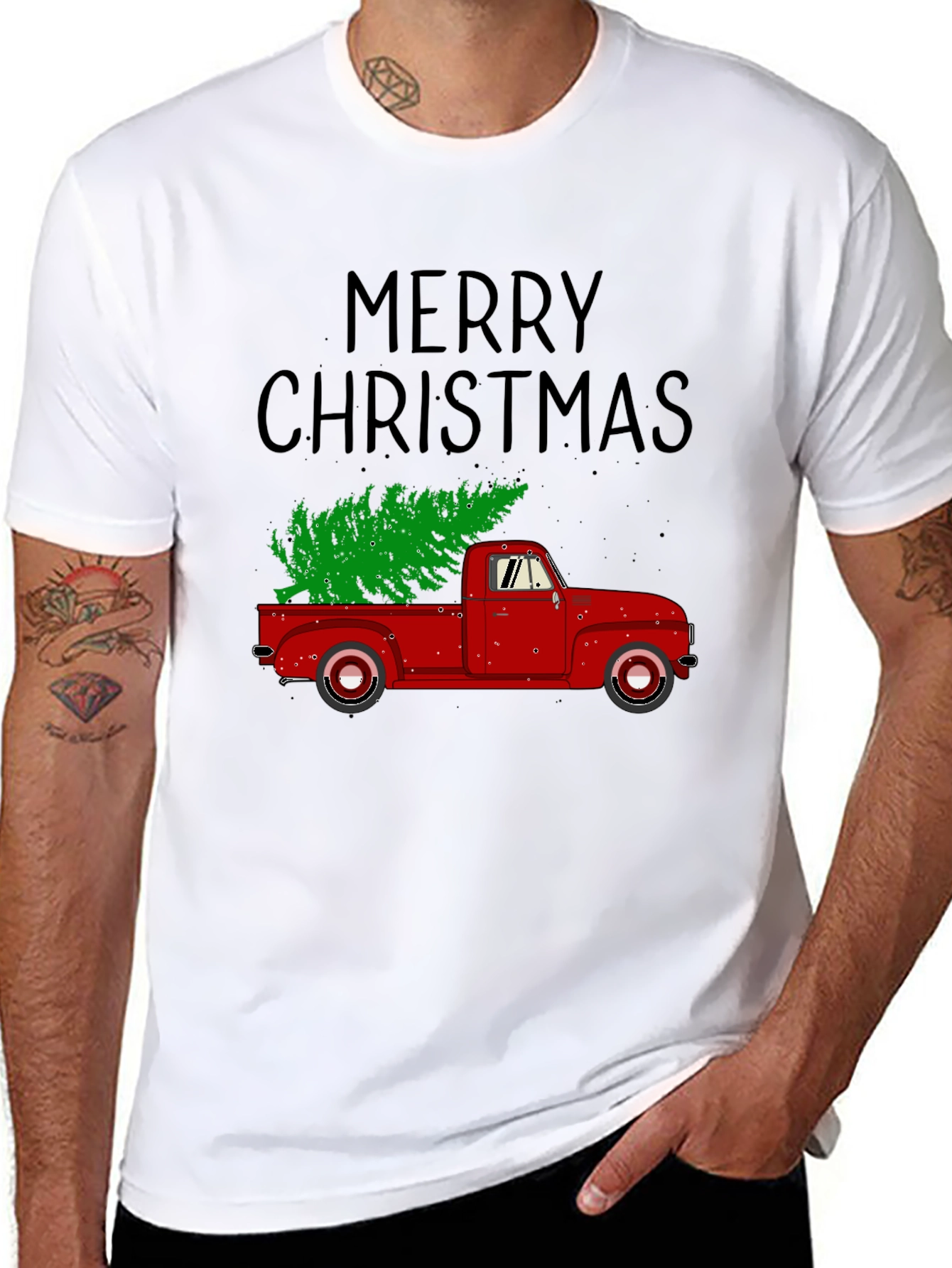 Merry Christmas Truck T-Shirt
