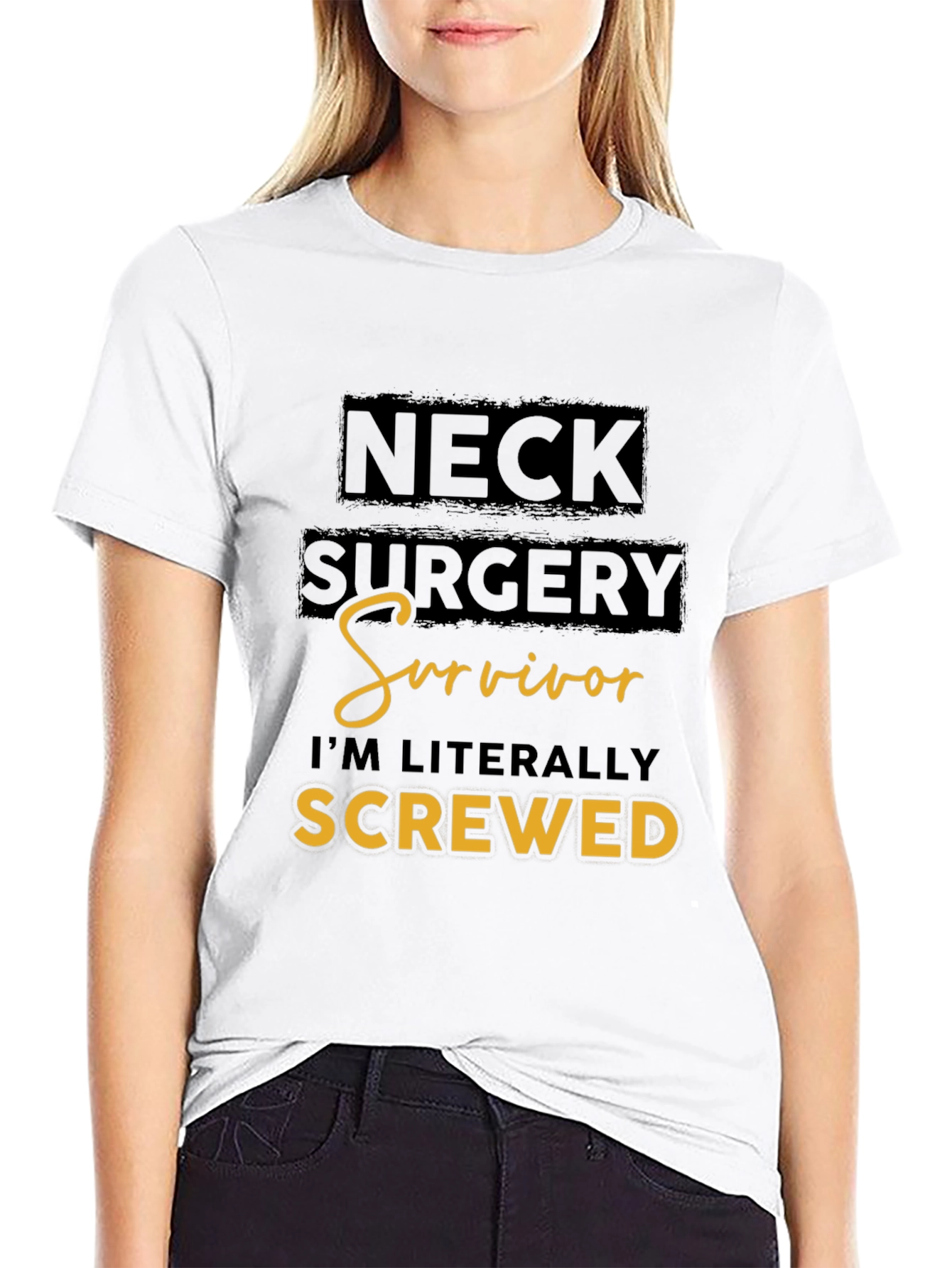 Neck Surgery Survivor Funny T-Shirt
