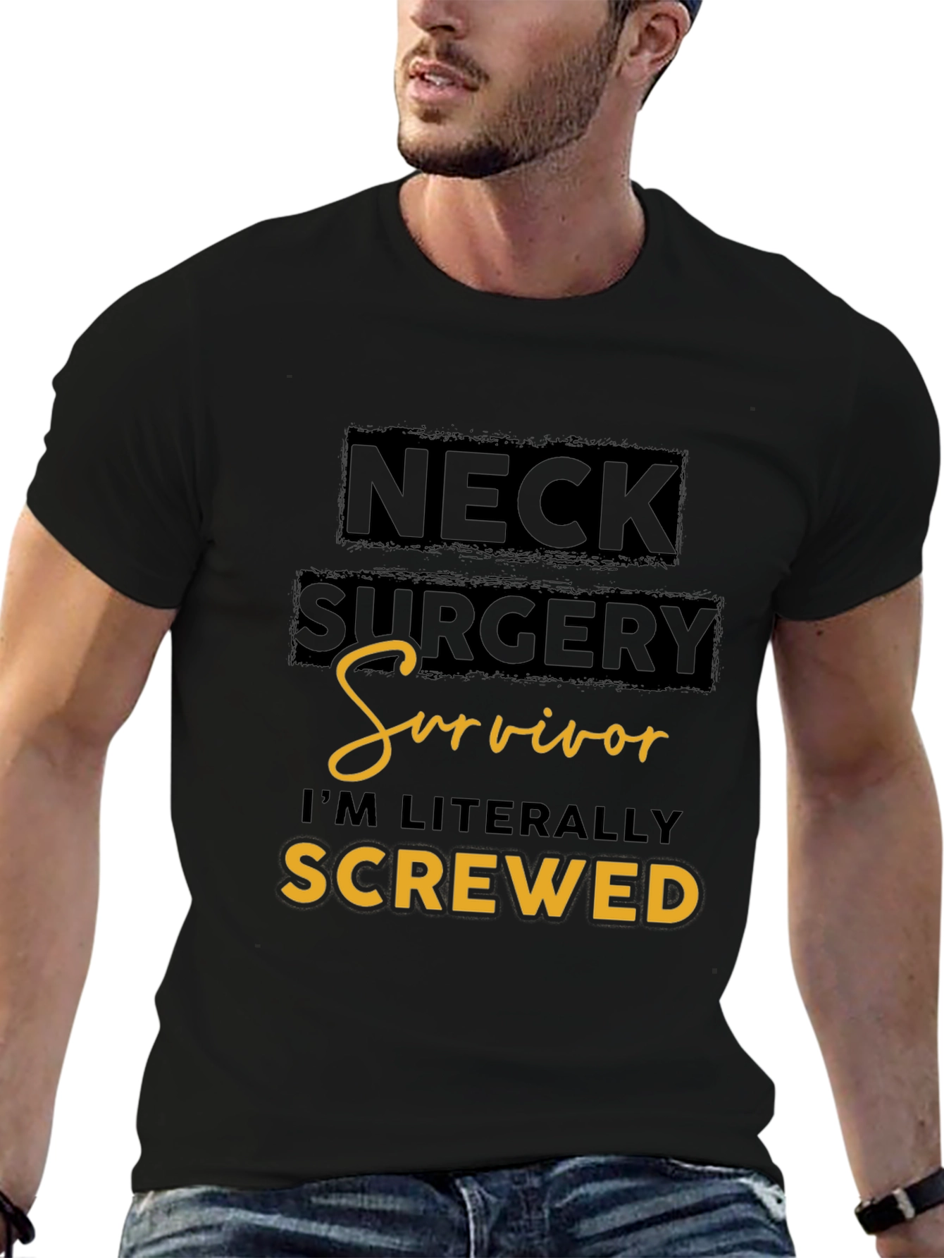 Neck Surgery Survivor Funny T-Shirt