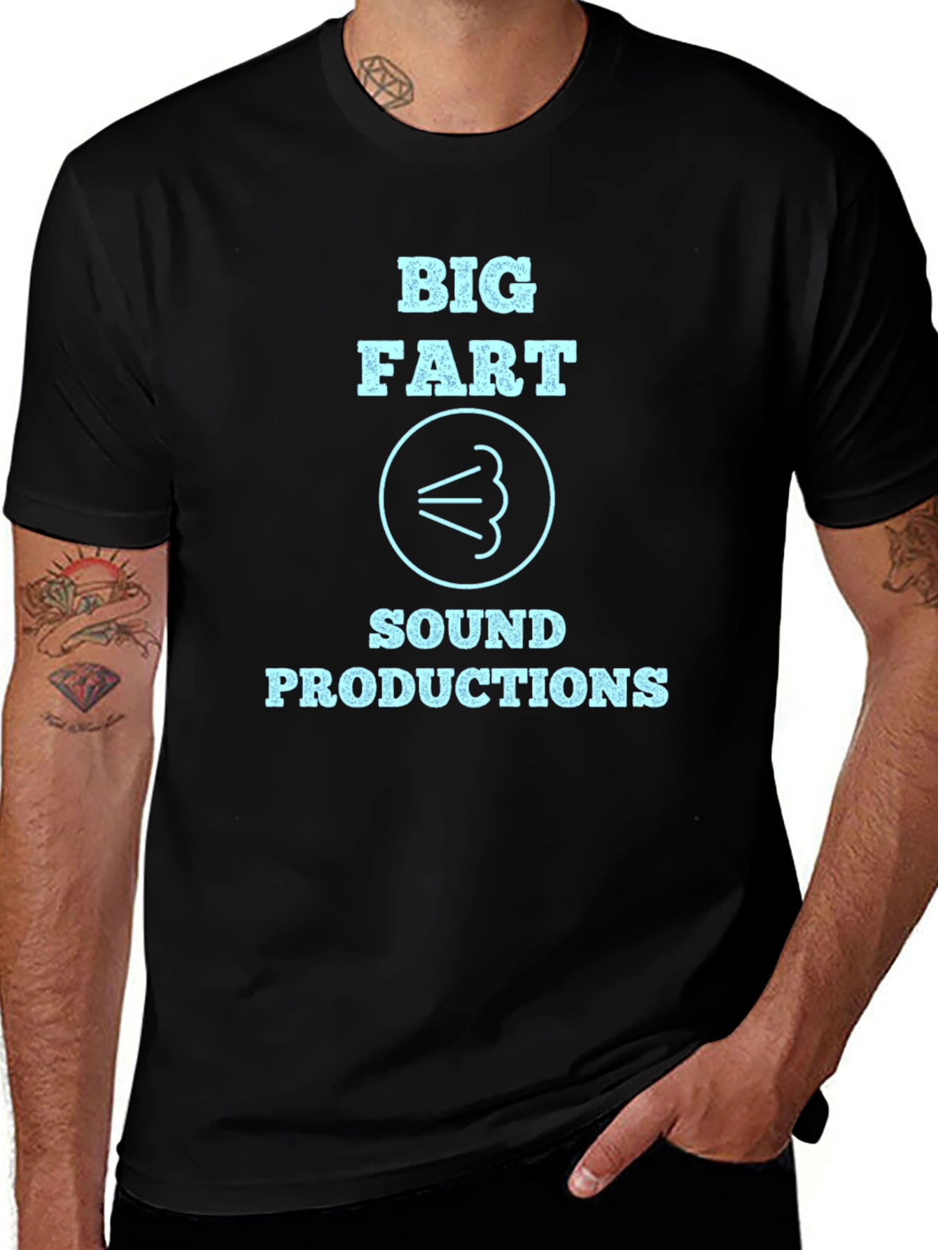 Big Fart Sound Productions Black T-Shirt