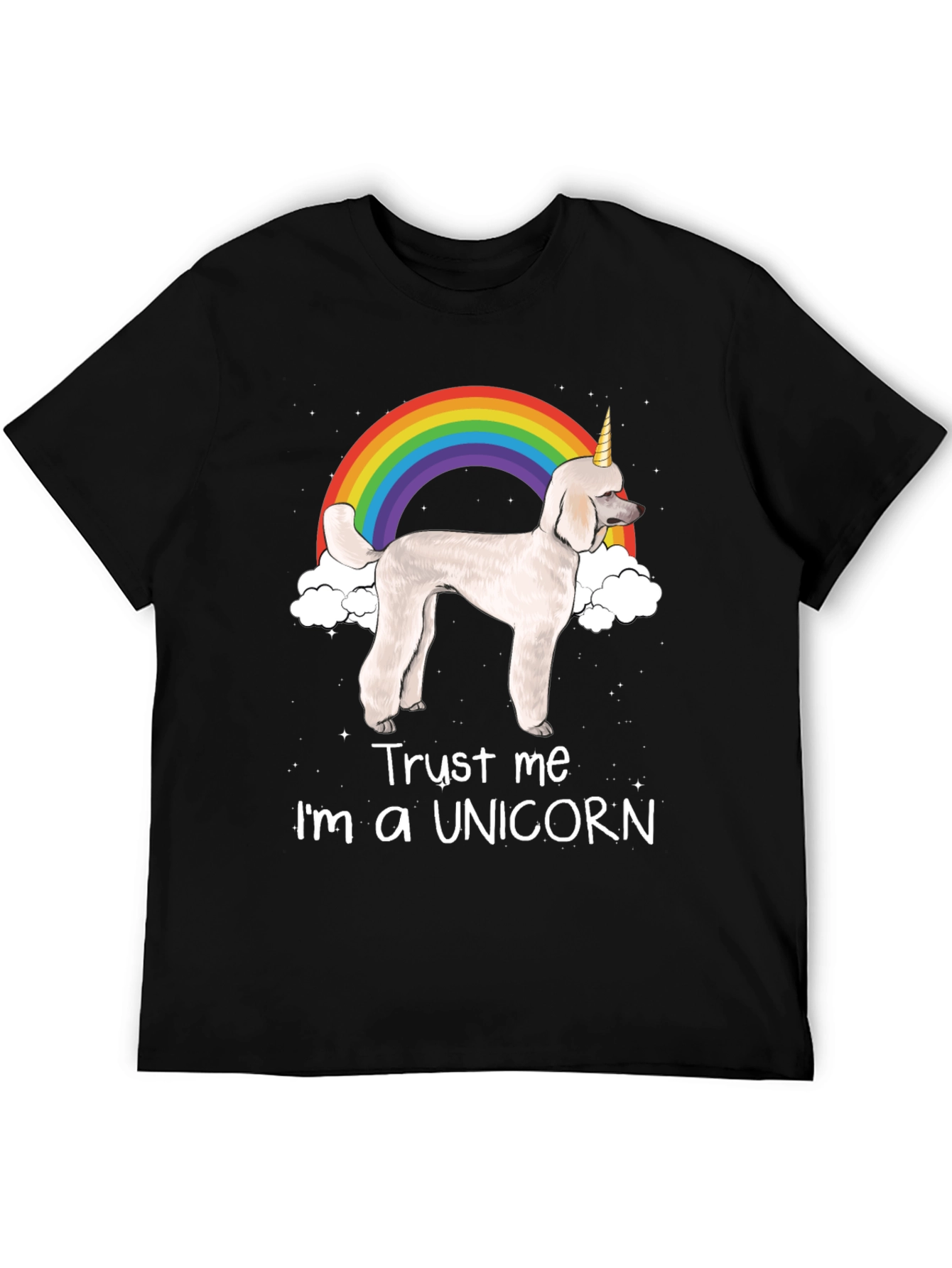 Unicorn Poodle Graphic T-Shirt