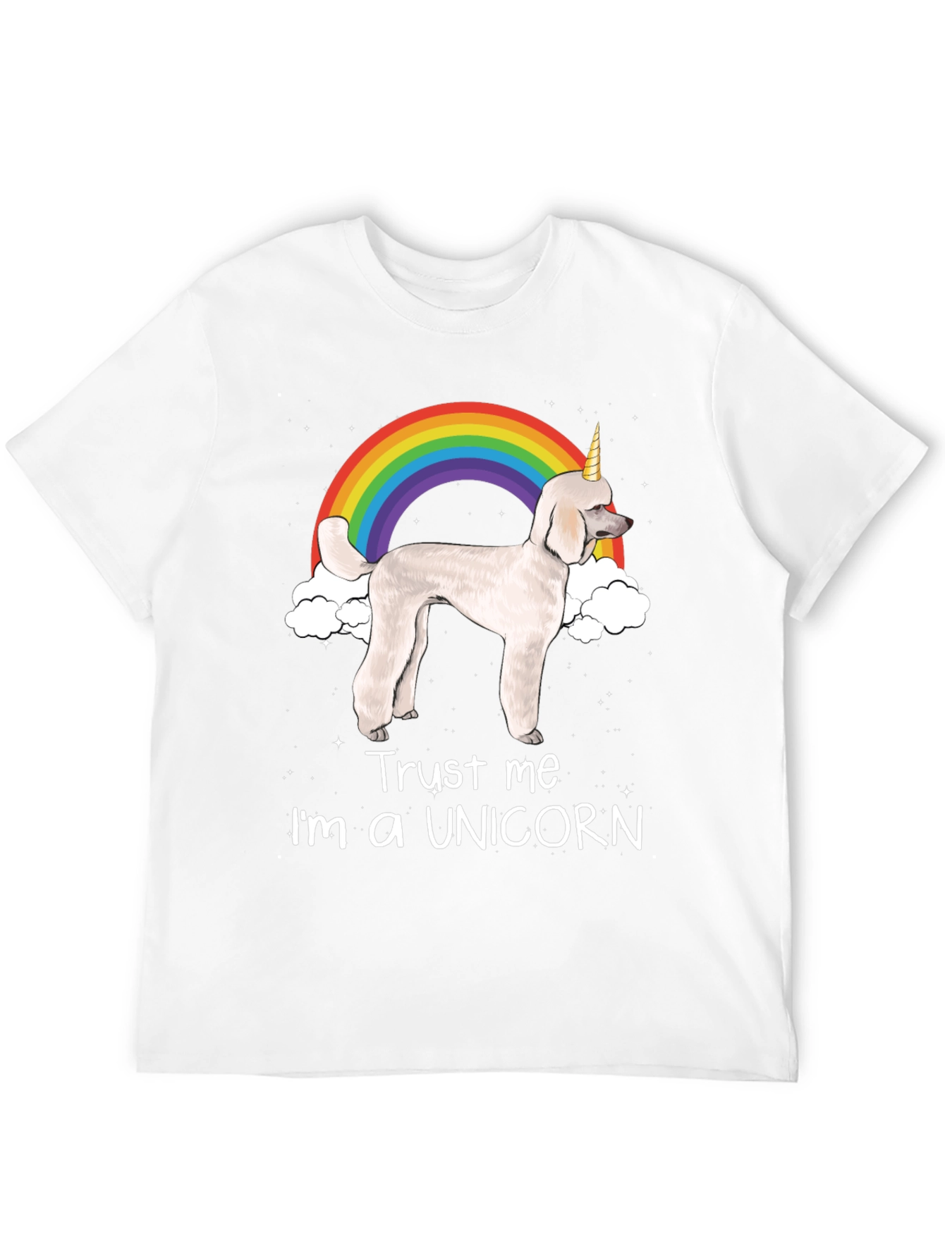 Unicorn Poodle Graphic T-Shirt