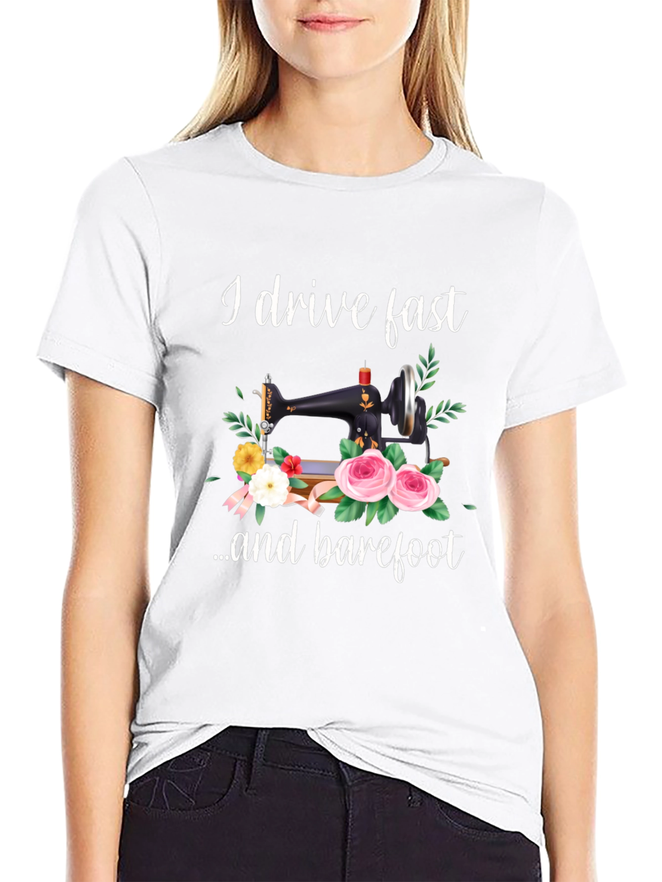 I Drive Fast and Barefoot T-Shirt