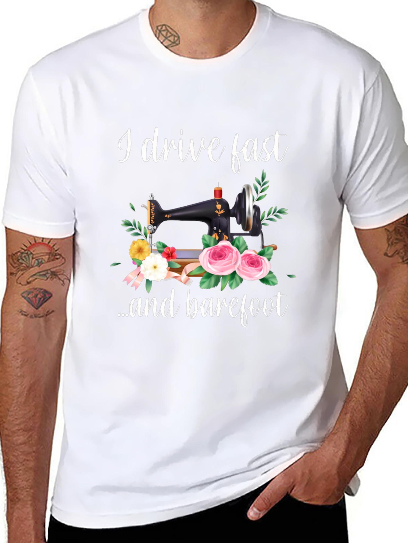 I Drive Fast and Barefoot T-Shirt