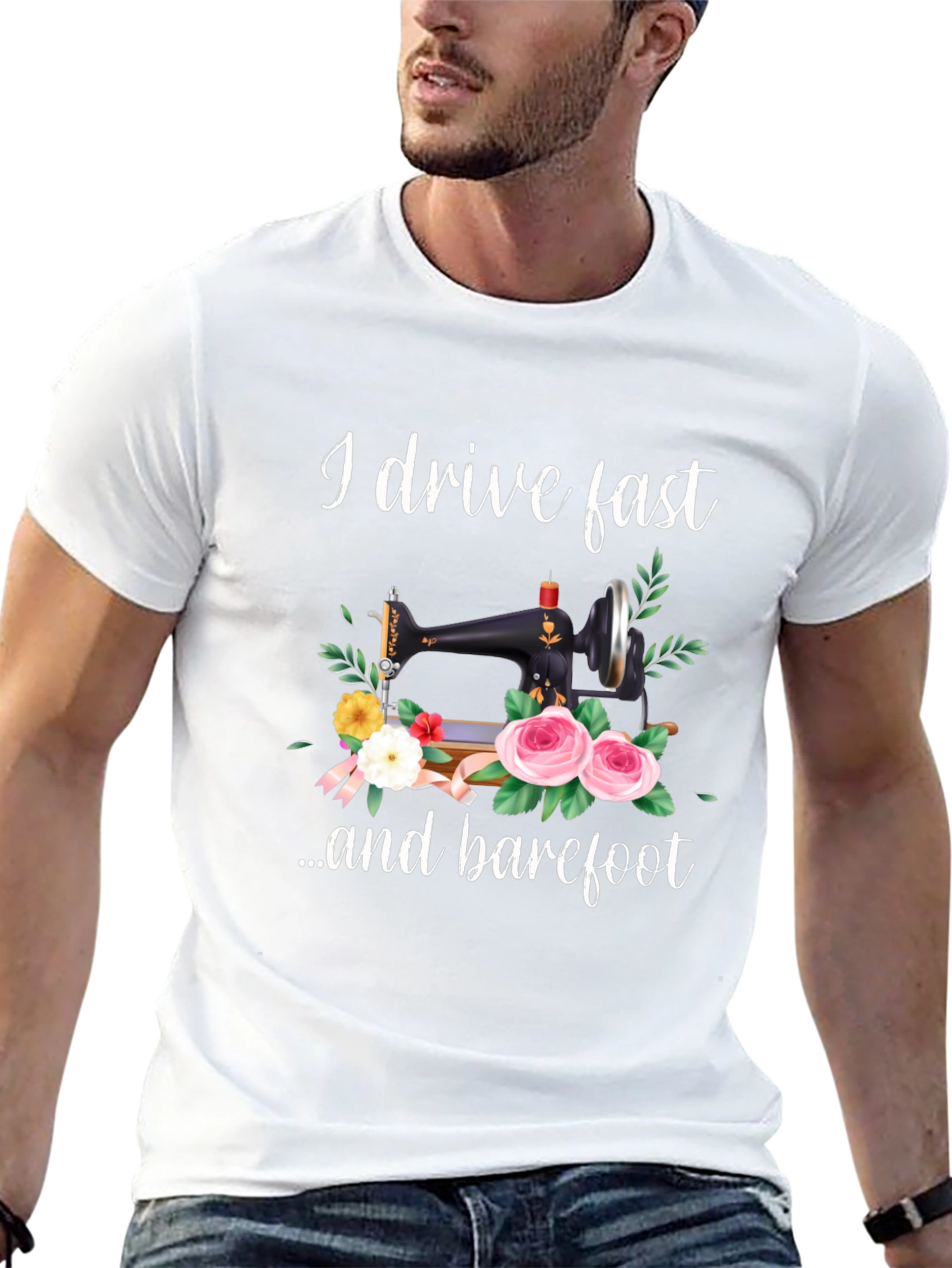 I Drive Fast and Barefoot T-Shirt