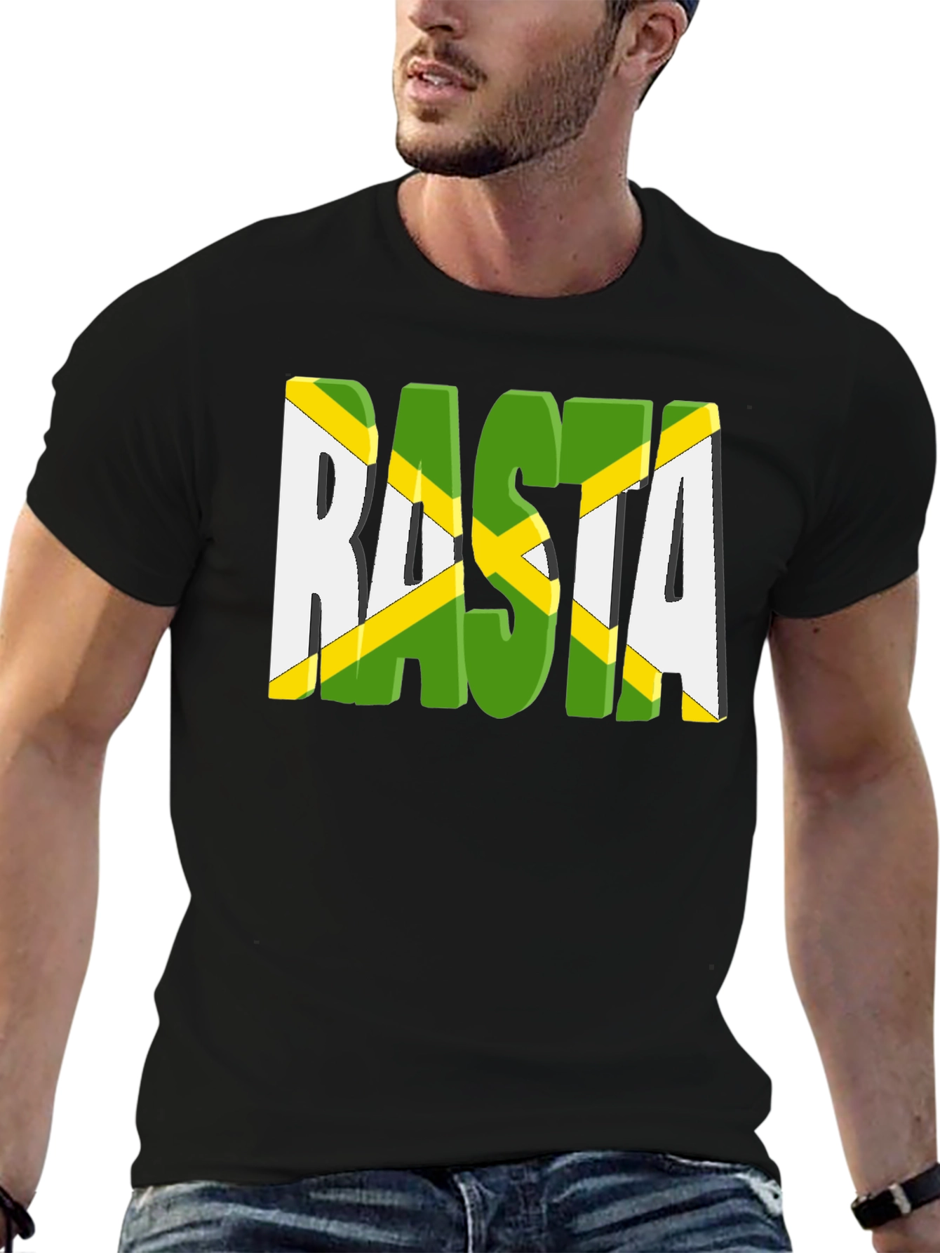Rasta T-Shirt - Jamaica Inspired Graphic Tee