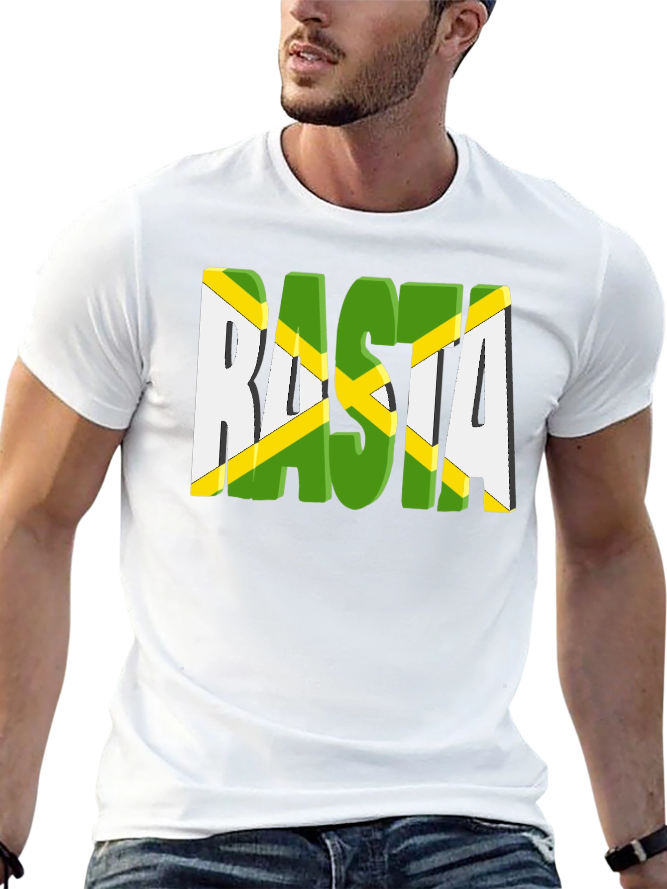 Rasta T-Shirt - Jamaica Inspired Graphic Tee