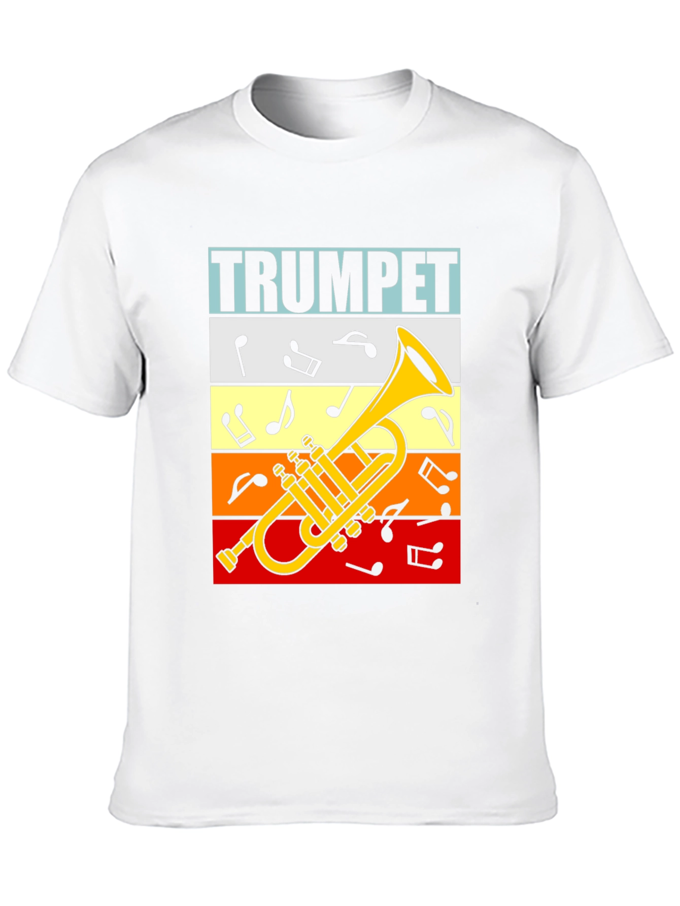 Trumpet Graphic Tee - Music Lover T-Shirt