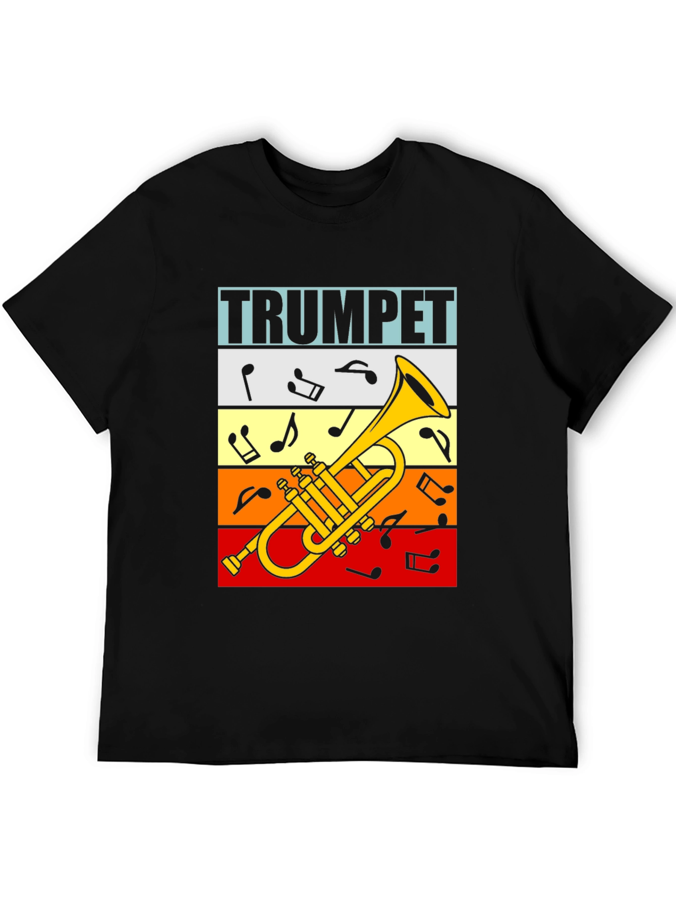 Trumpet Graphic Tee - Music Lover T-Shirt