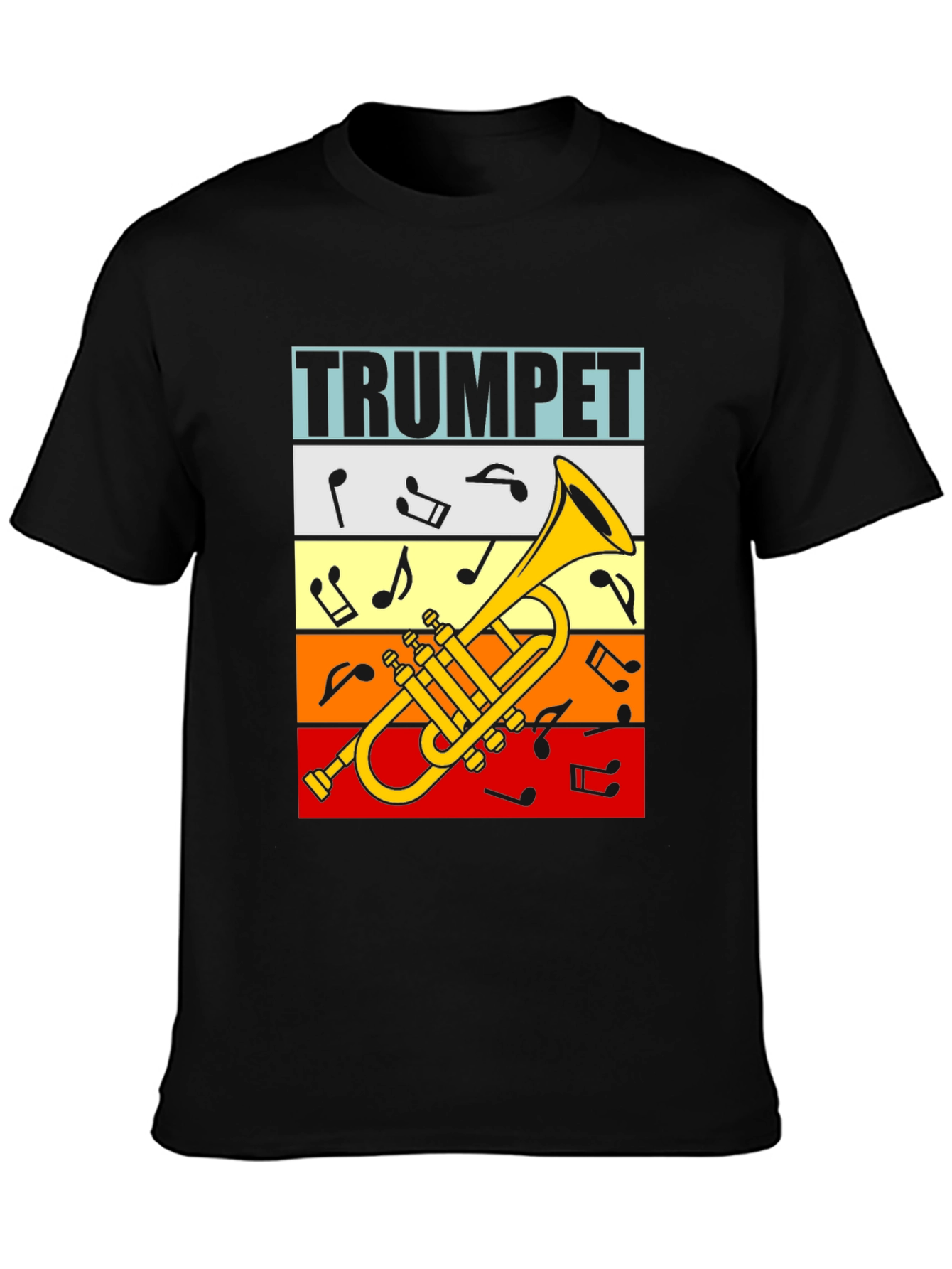 Trumpet Graphic Tee - Music Lover T-Shirt
