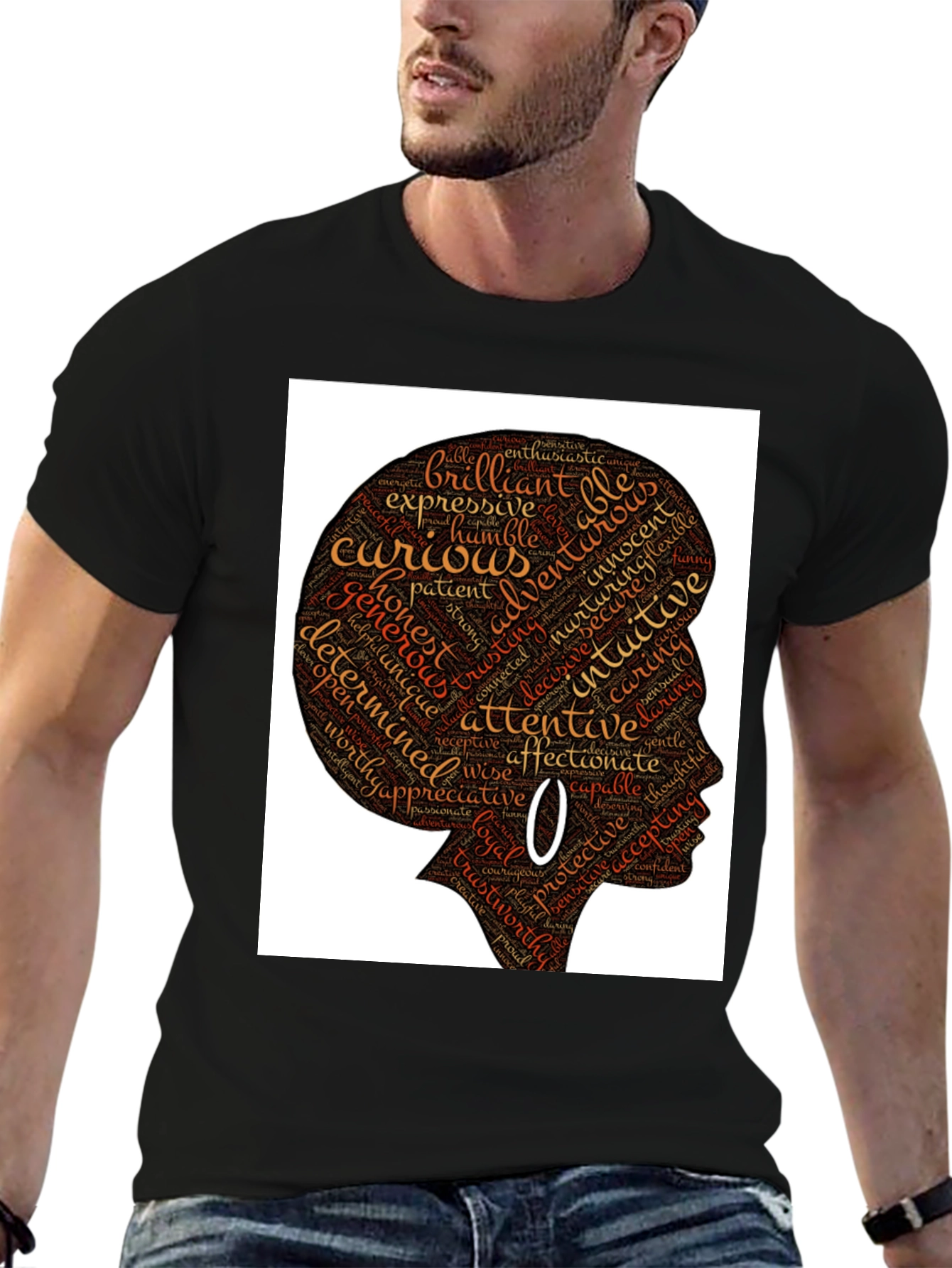 Empowered Woman Word Art T-Shirt