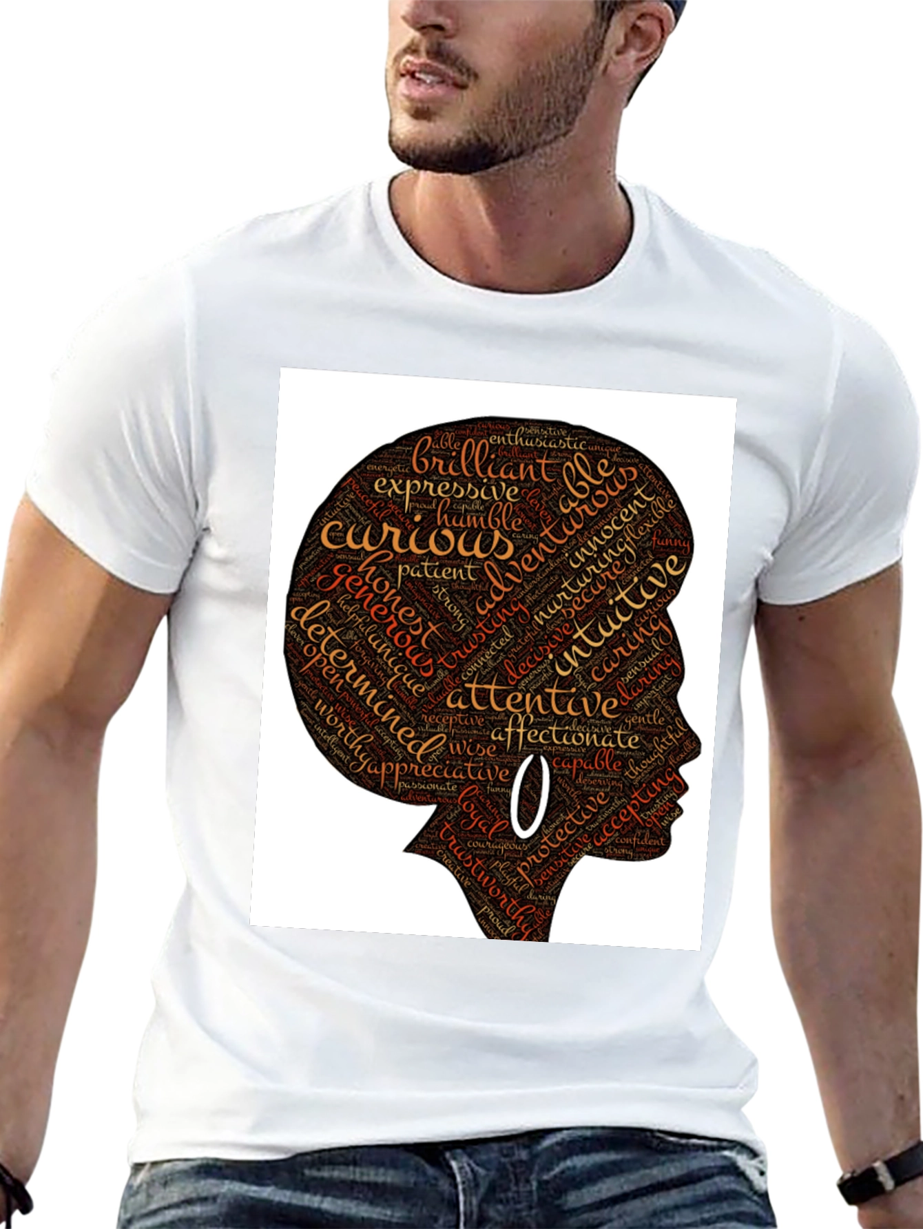 Empowered Woman Word Art T-Shirt