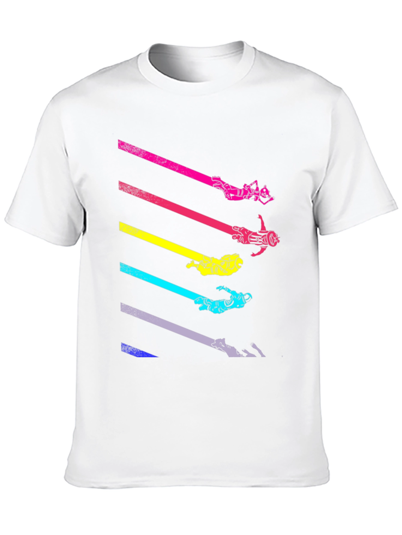 Retro Space Diver Black T-Shirt