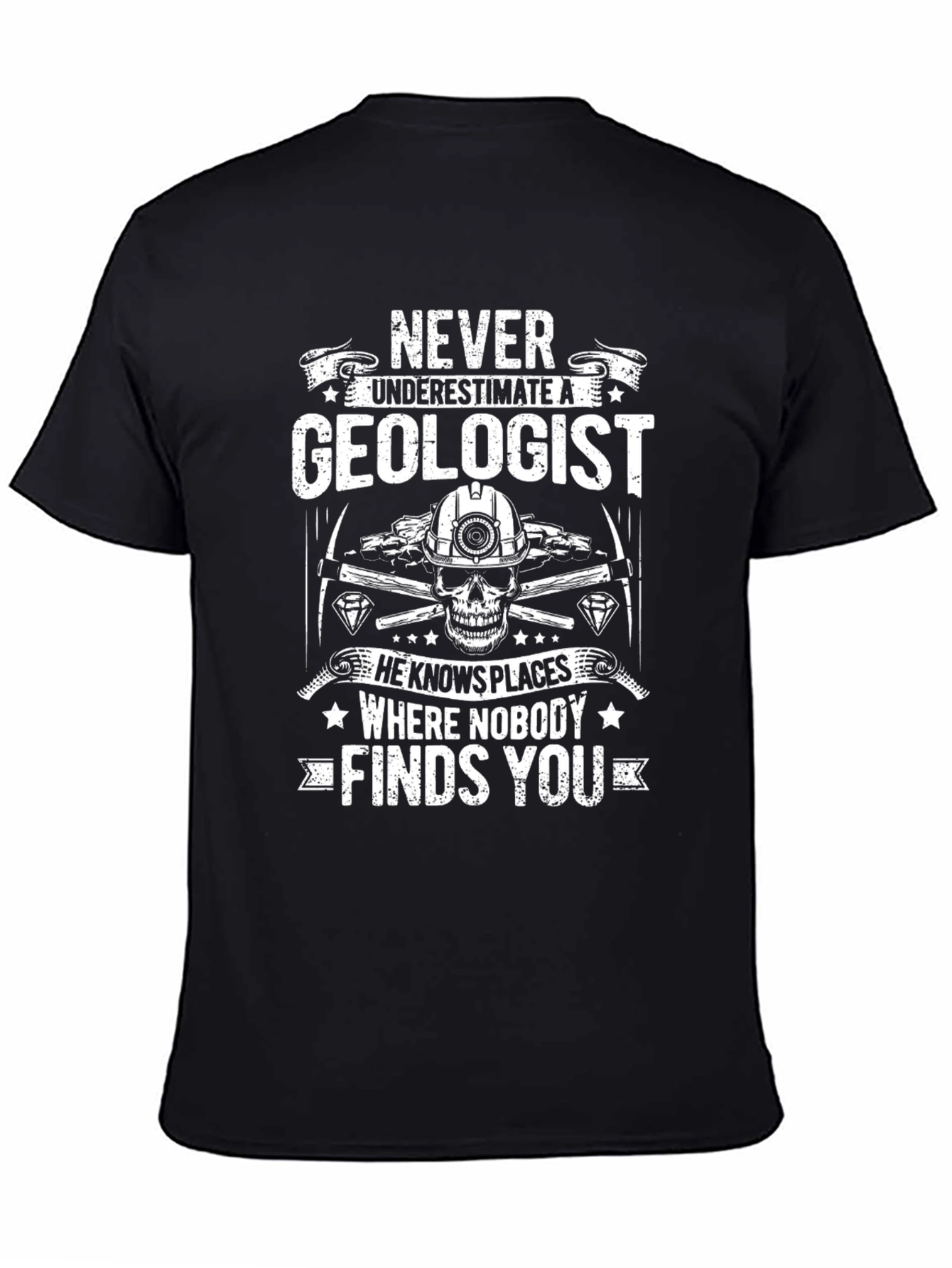 Geologist T-Shirt - Never Underestimate