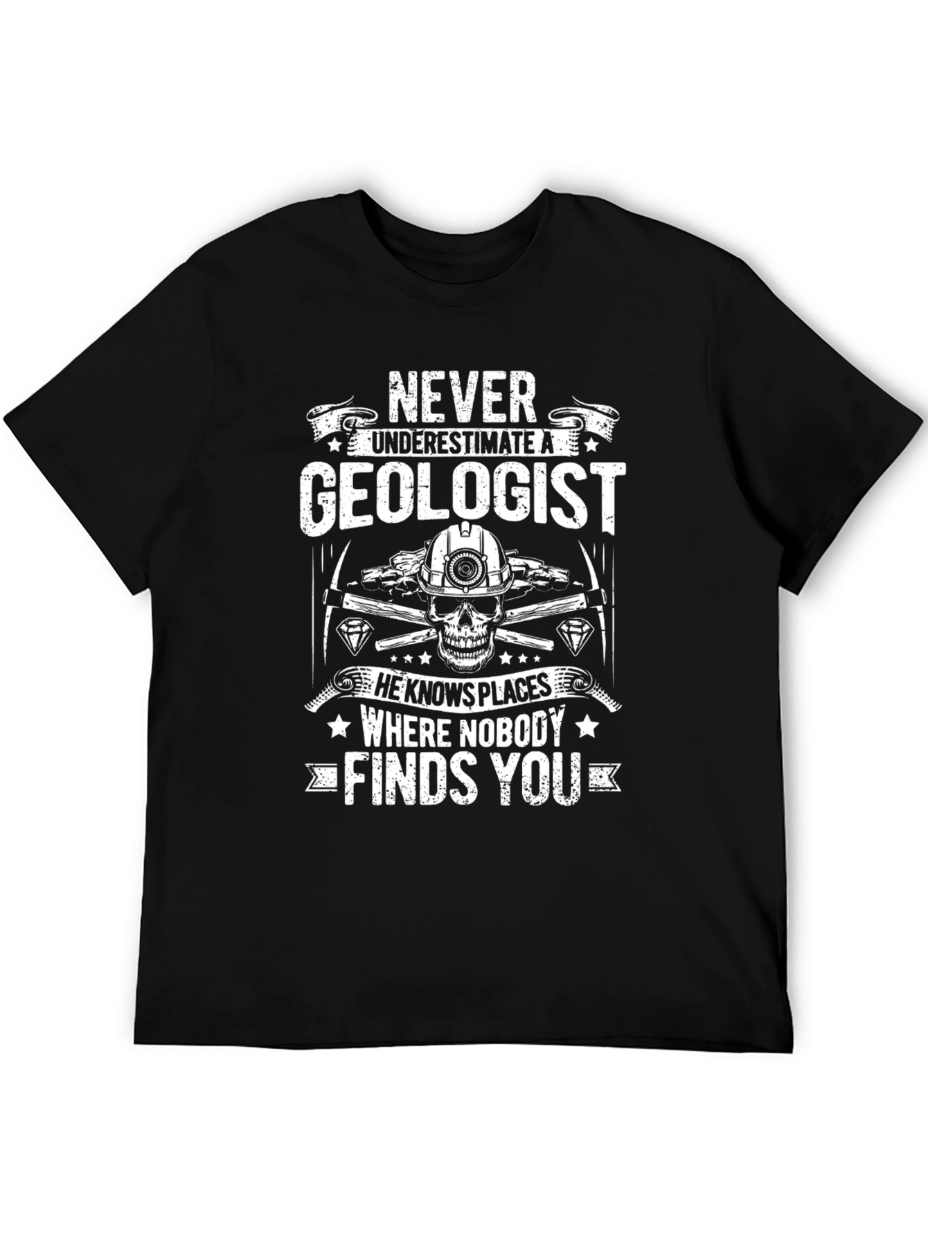 Geologist T-Shirt - Never Underestimate