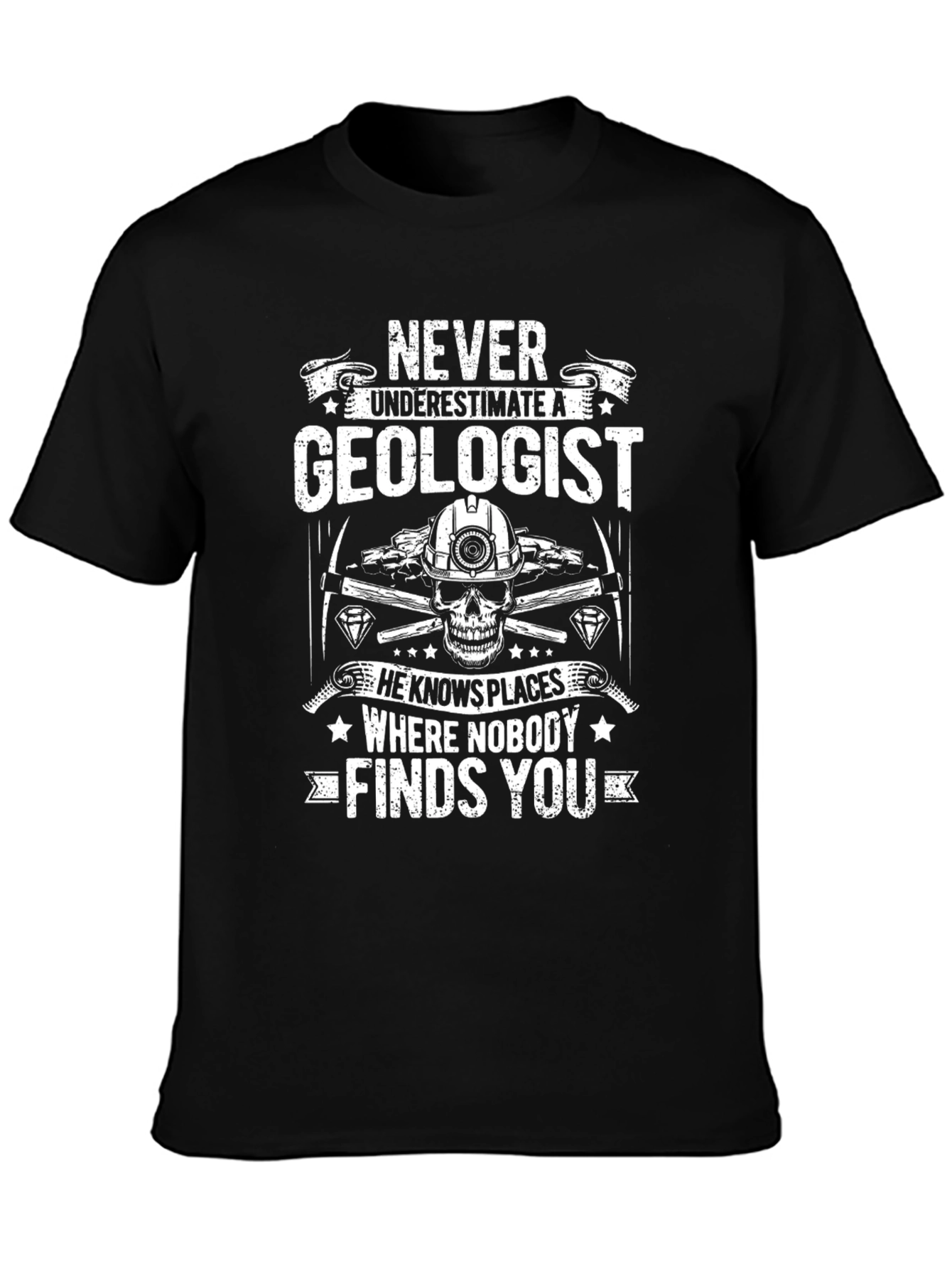 Geologist T-Shirt - Never Underestimate