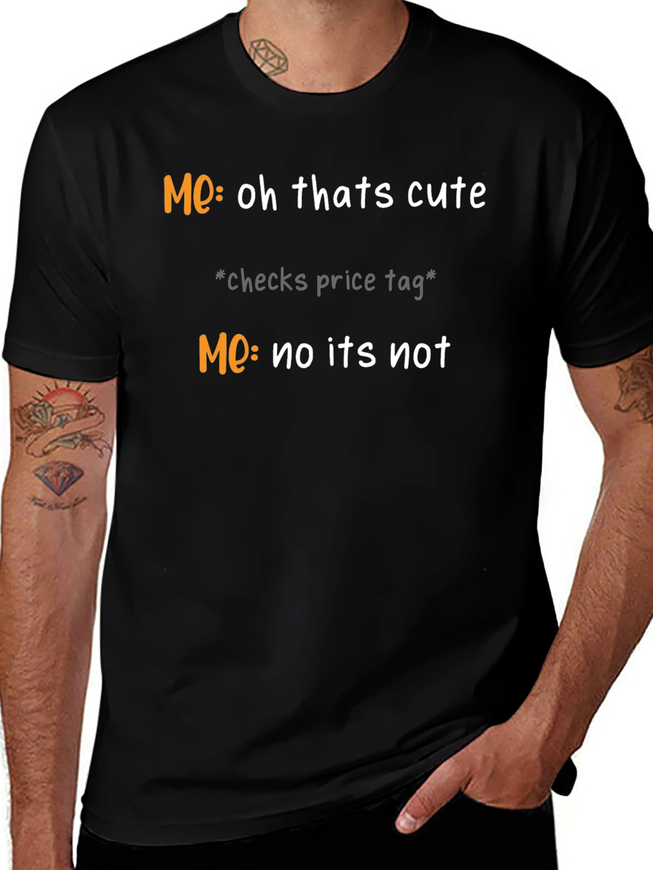Funny Me Oh Thats Cute Graphic T-Shirt