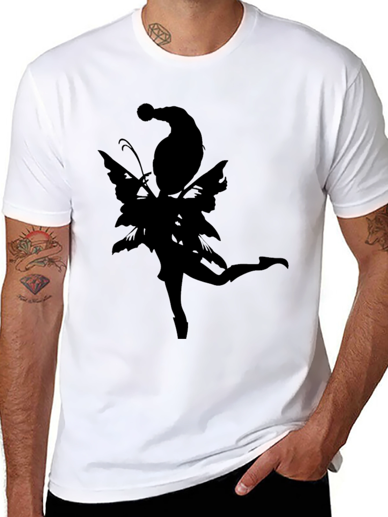 Silhouette Fairy Holiday T-Shirt