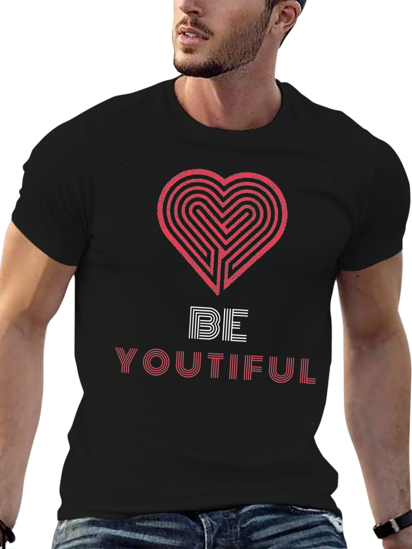 Be Youthful Black T-Shirt
