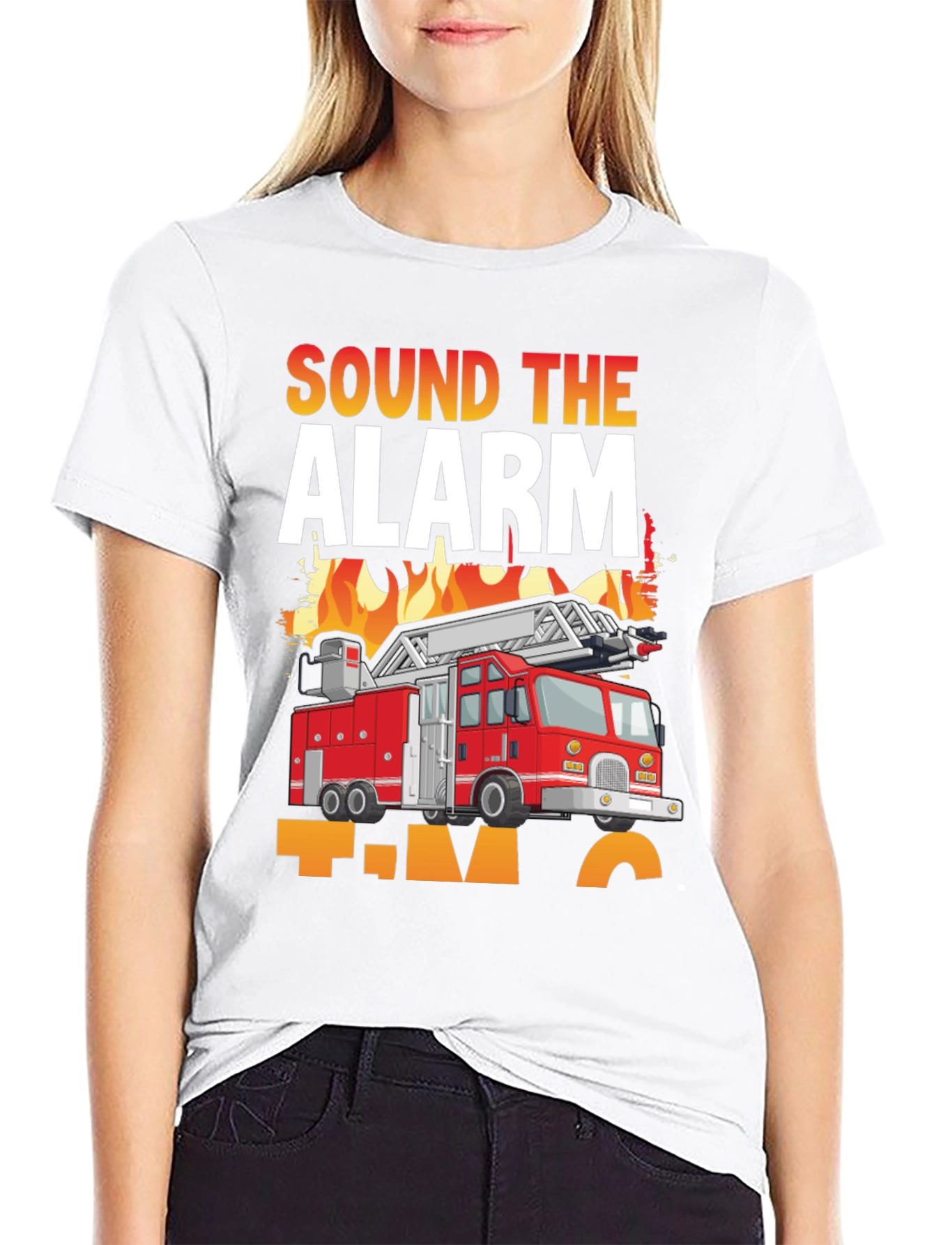 Sound the Alarm Fire Truck T-Shirt