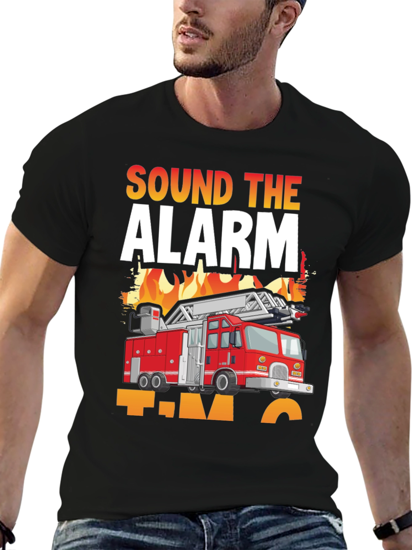 Sound the Alarm Fire Truck T-Shirt