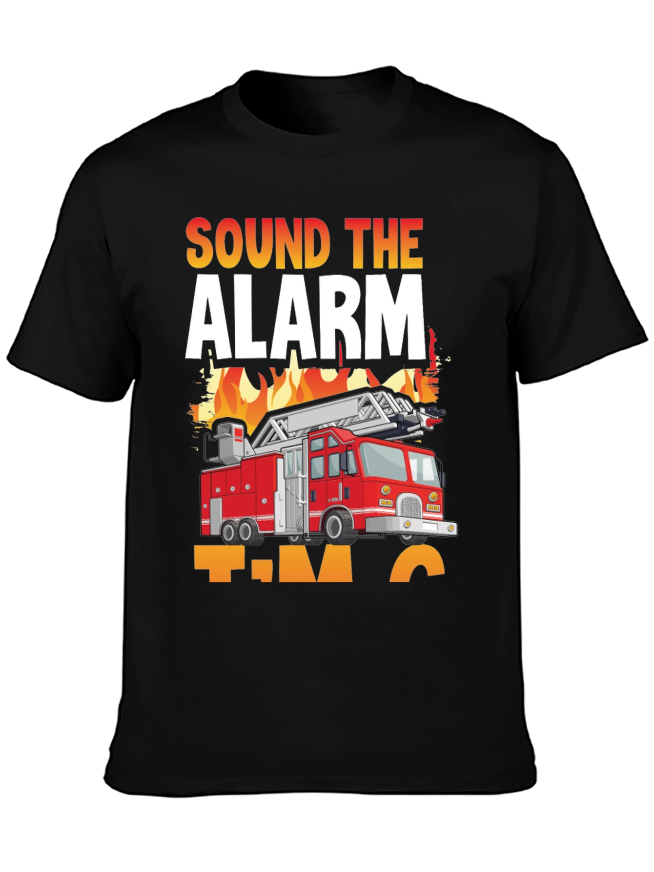 Sound the Alarm Fire Truck T-Shirt