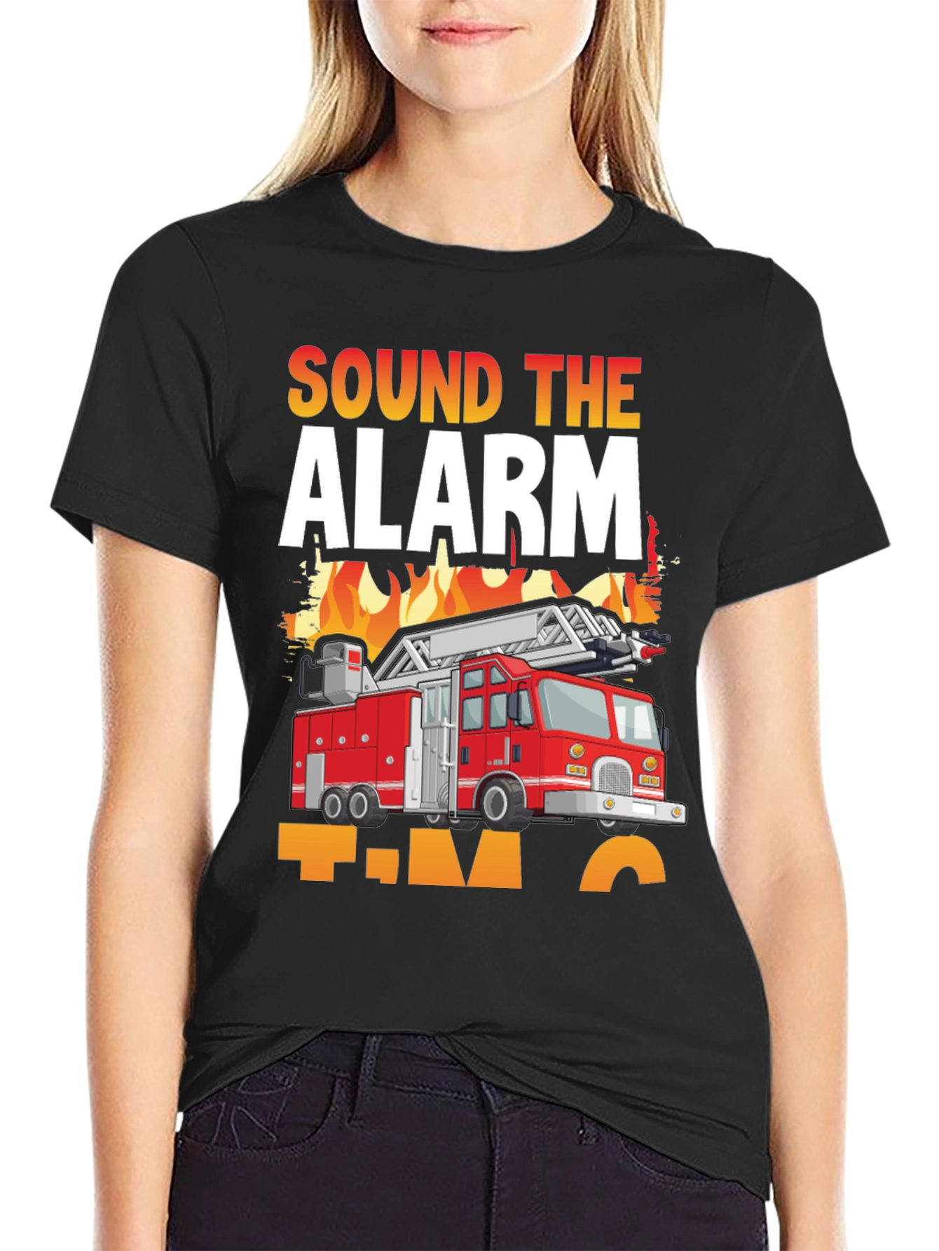 Sound the Alarm Fire Truck T-Shirt